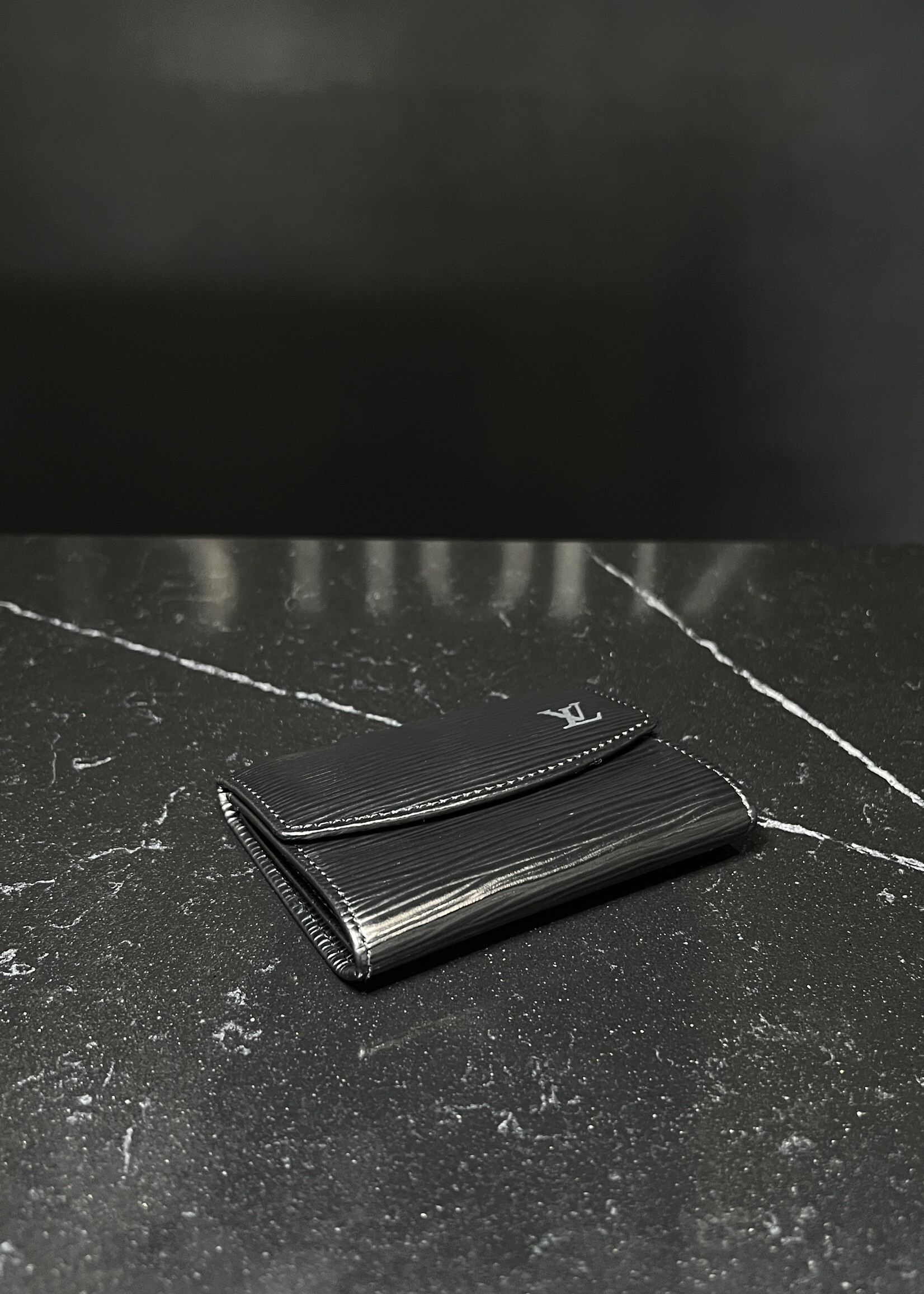 Louis Vuitton Louis Vuitton Black Epi Coin Purse