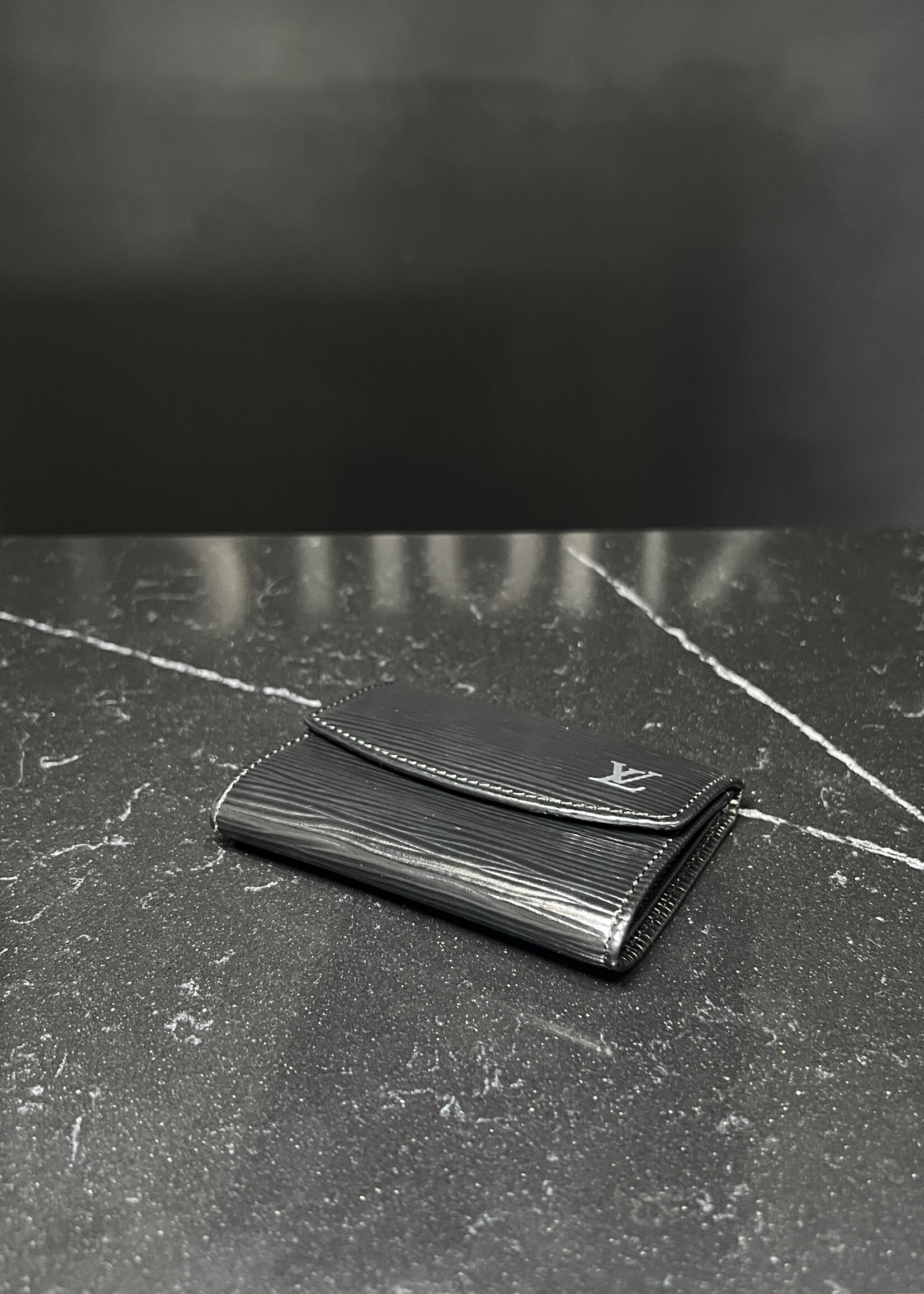 Louis Vuitton Louis Vuitton Black Epi Coin Purse