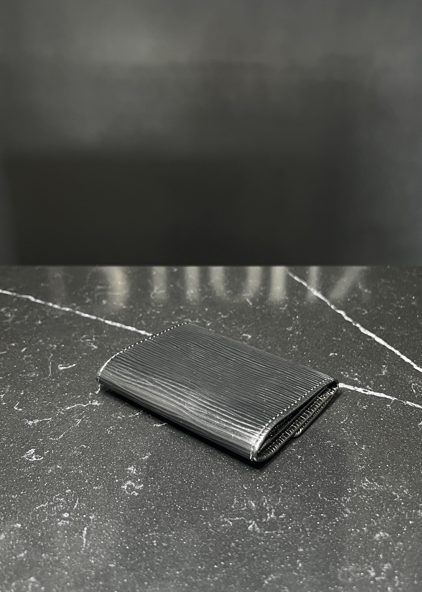 Louis Vuitton Louis Vuitton Black Epi Coin Purse