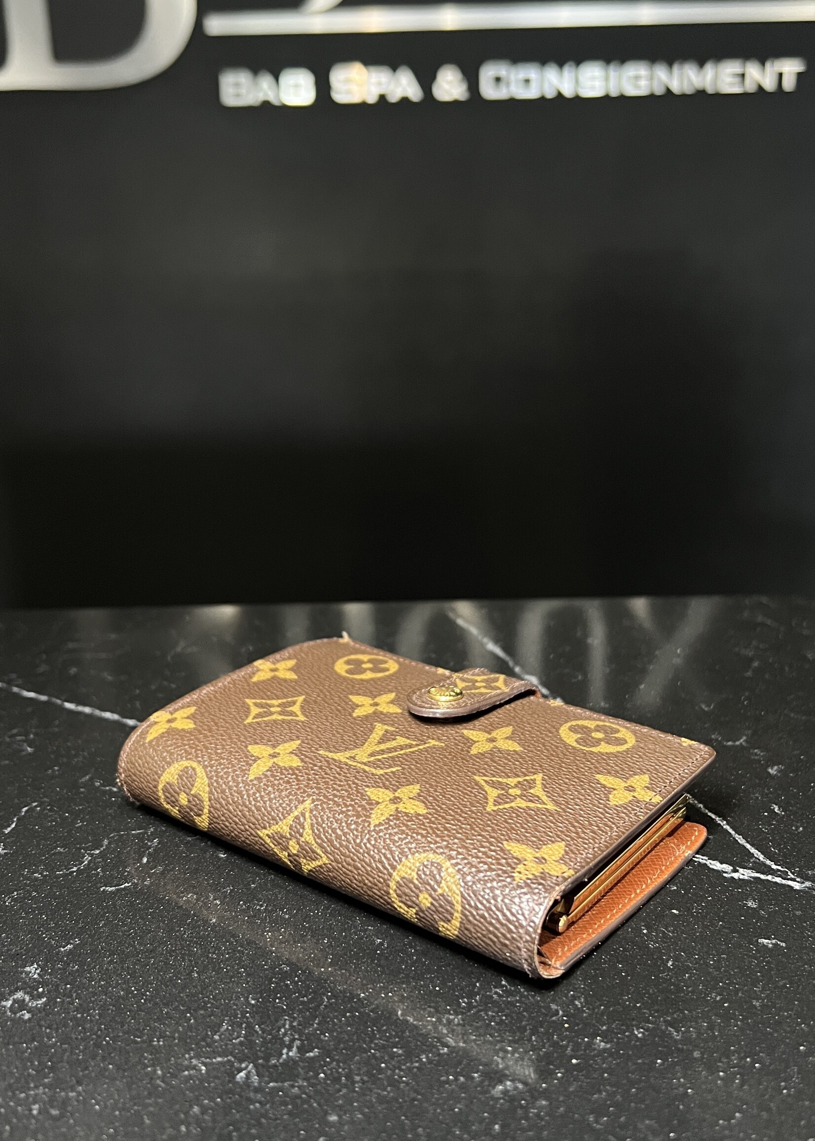 Louis Vuitton Louis Vuitton Monogram French Kisslock Purse Wallet