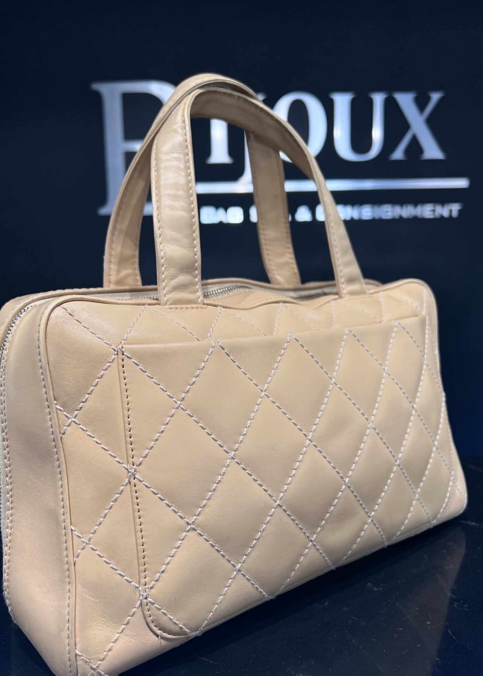 Chanel Chanel Quilted CC Bowler