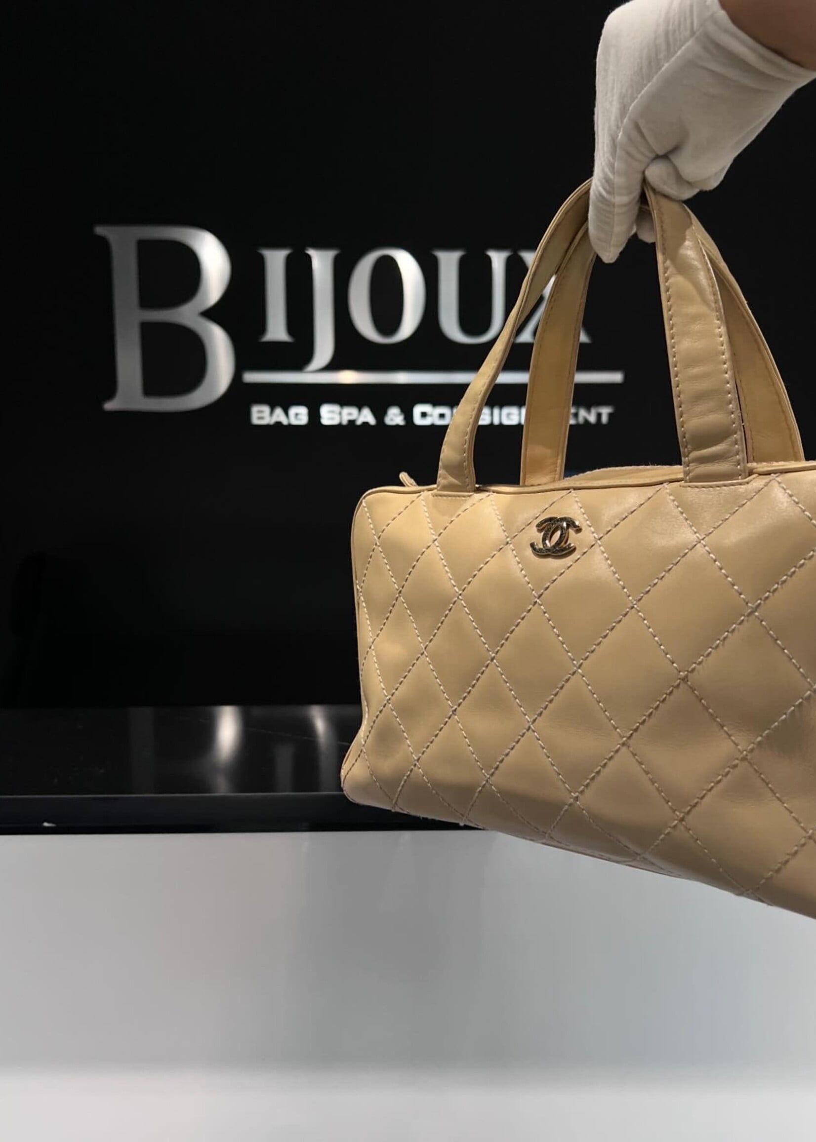 Chanel Chanel Quilted CC Bowler