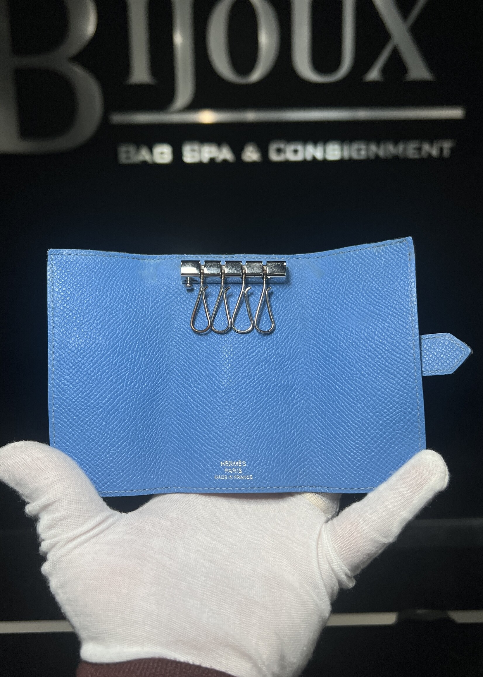 Hermes Hermes Bearn 4 Key Ring Holder