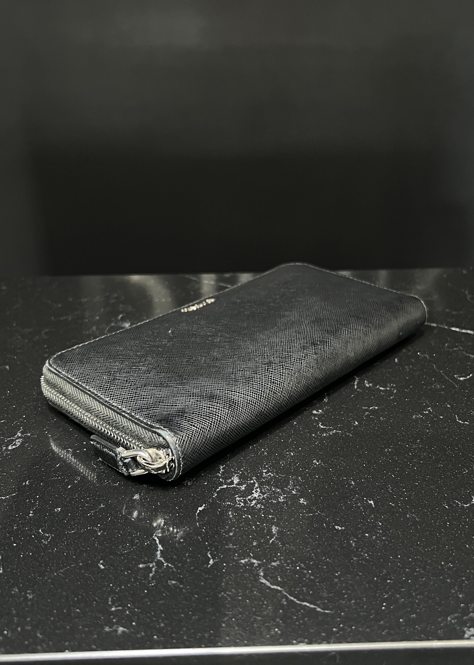 Prada Prada Saffiano Leather Wallet