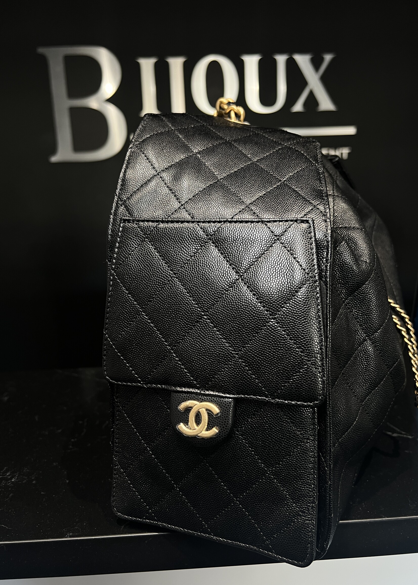 Chanel SOLD- Chanel 25 Black GHW