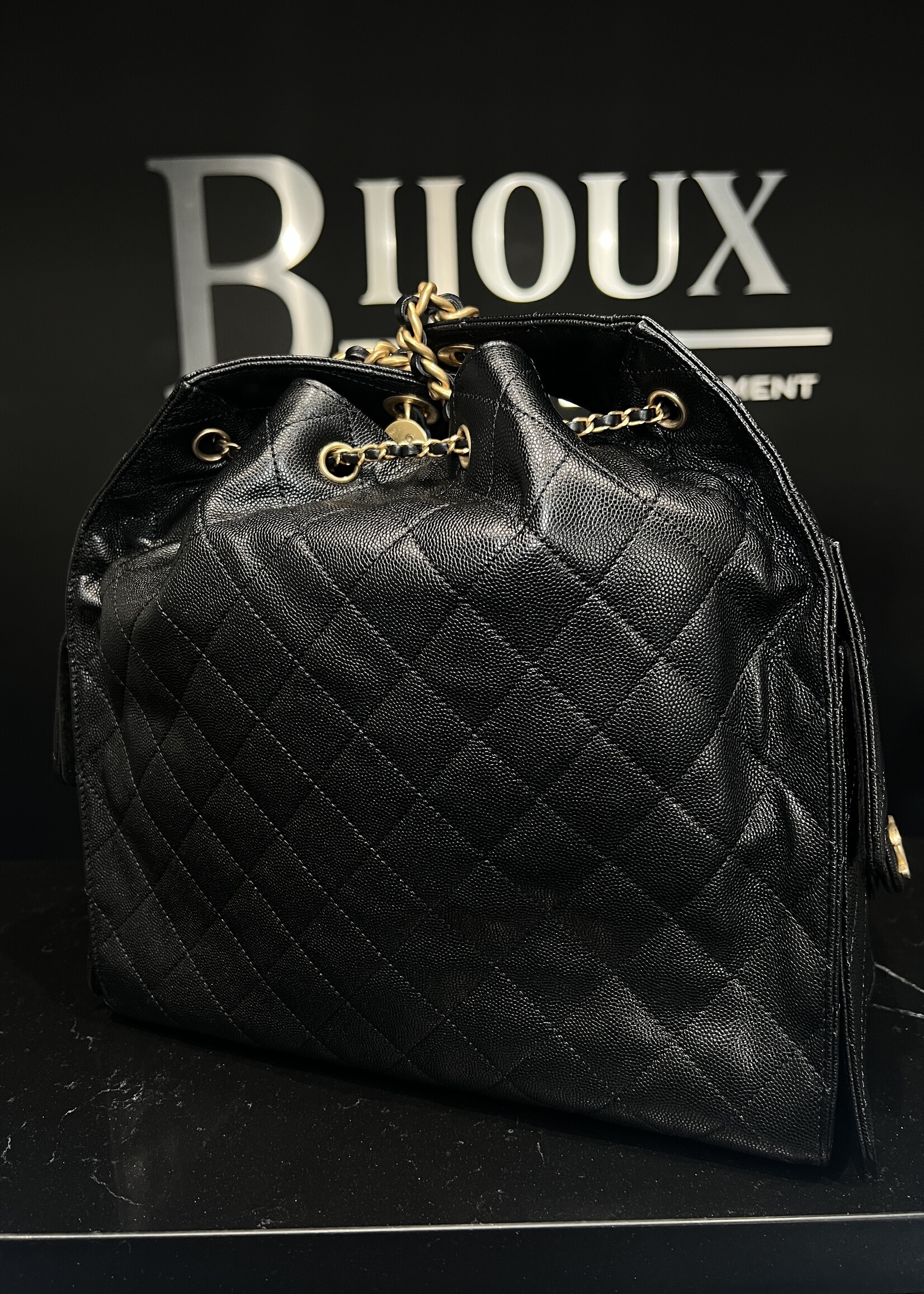 Chanel SOLD- Chanel 25 Black GHW