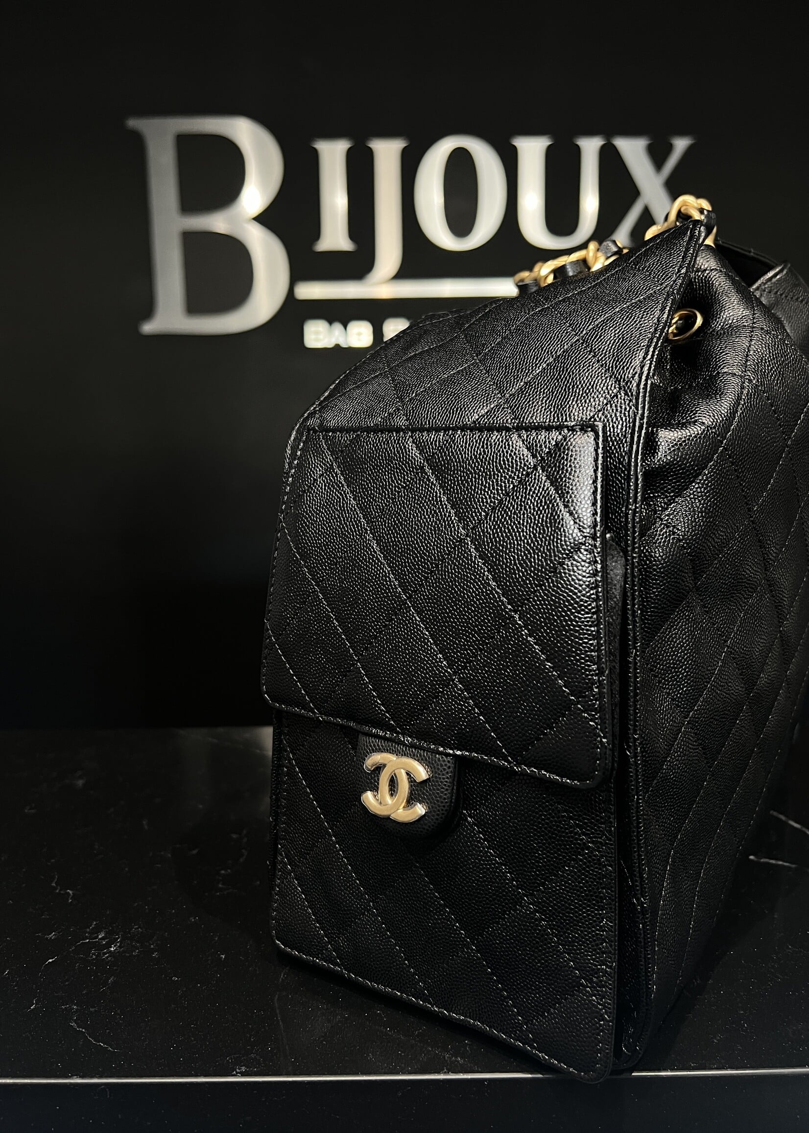 Chanel Chanel 25 Black GHW