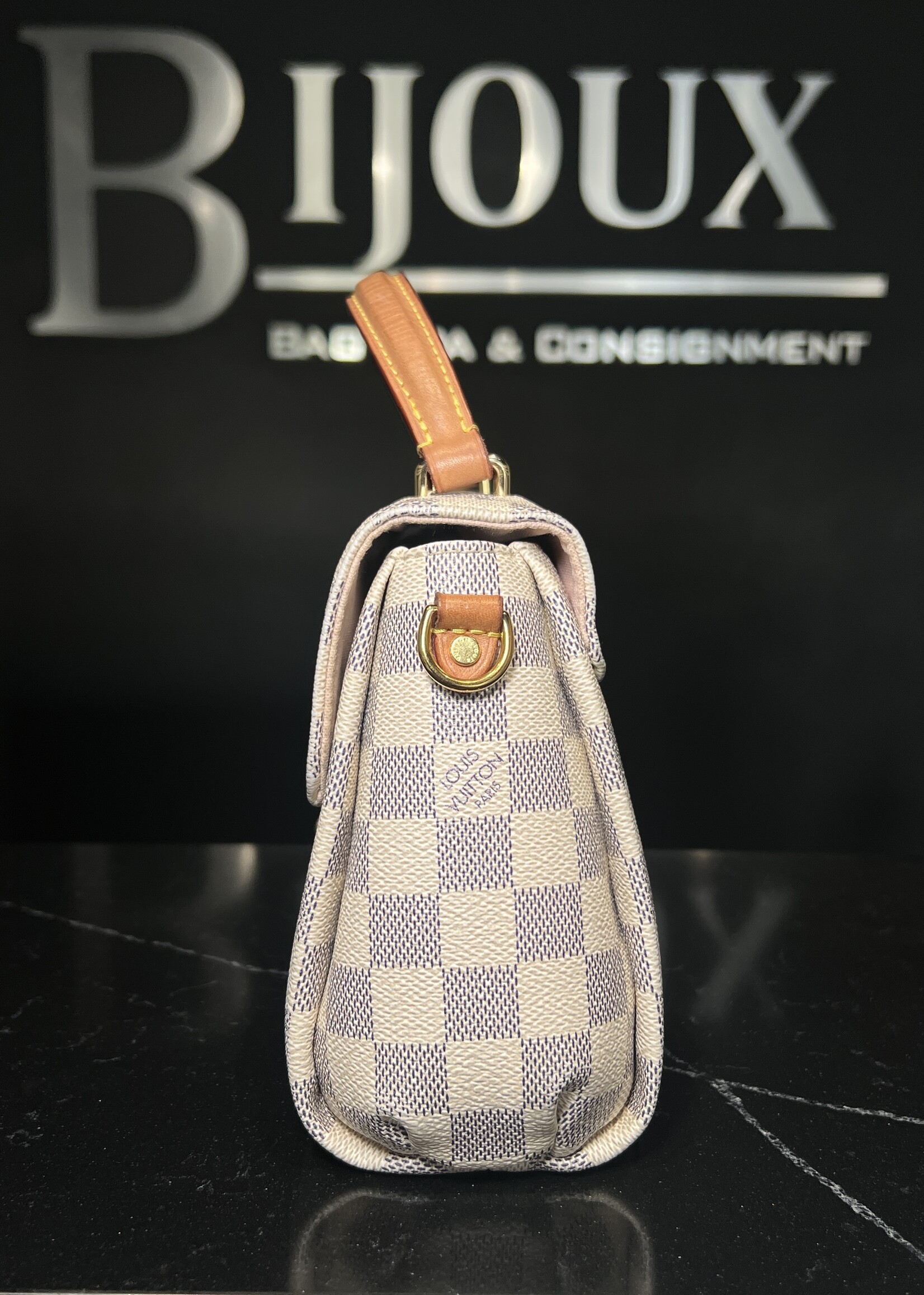 Louis Vuitton Louis Vuitton Damier Azur Croisette Satchel
