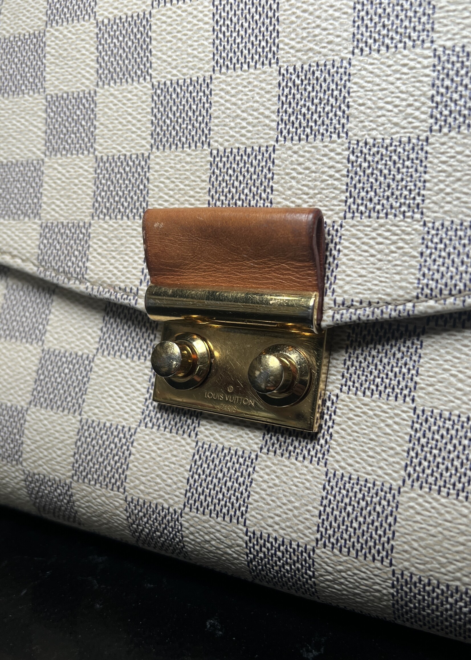 Louis Vuitton Louis Vuitton Damier Azur Croisette Satchel