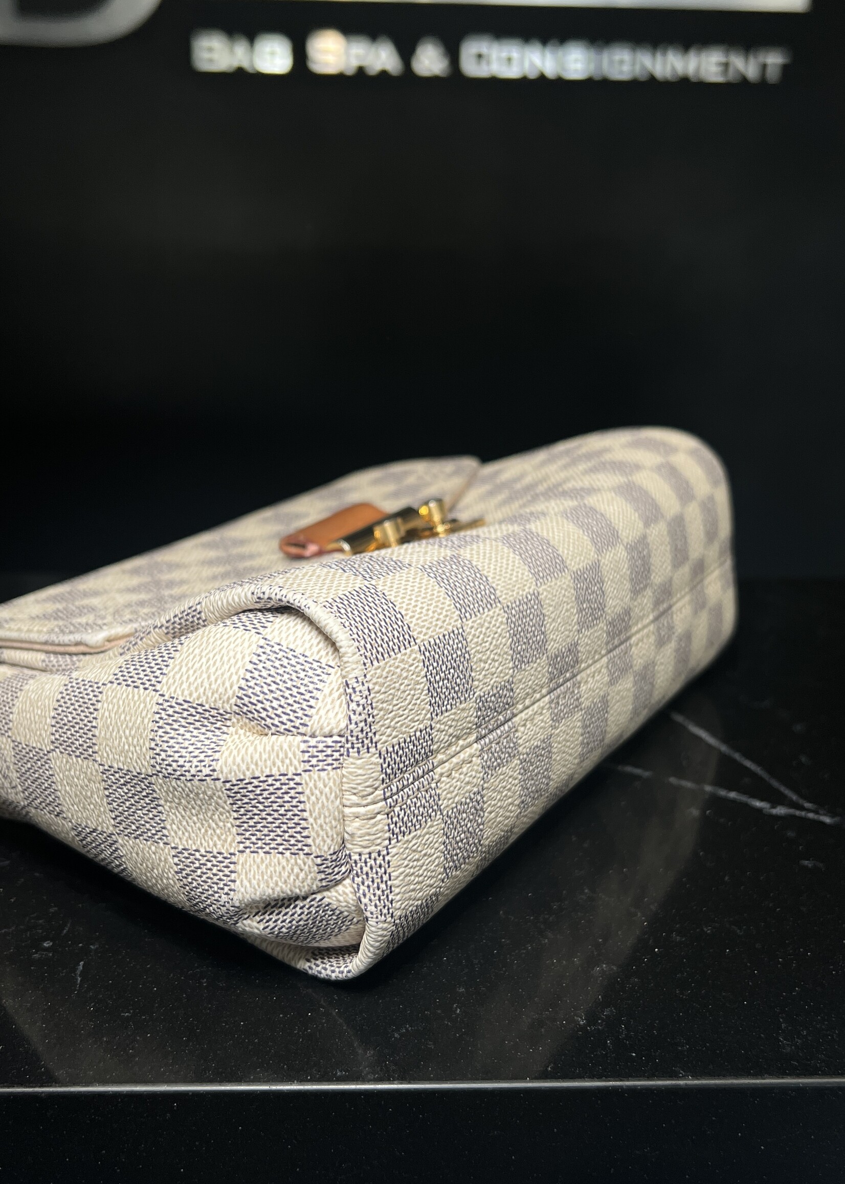 Louis Vuitton Louis Vuitton Damier Azur Croisette Satchel