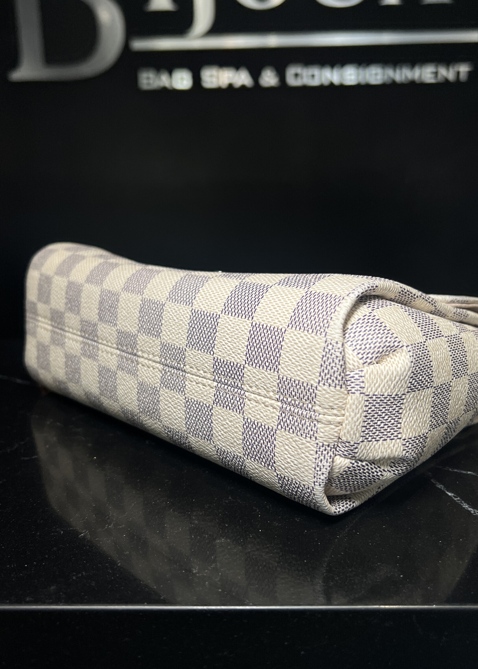 Louis Vuitton Louis Vuitton Damier Azur Croisette Satchel