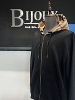 Burberry Burberry Check Pattern Zip Up Hoodie - XXL