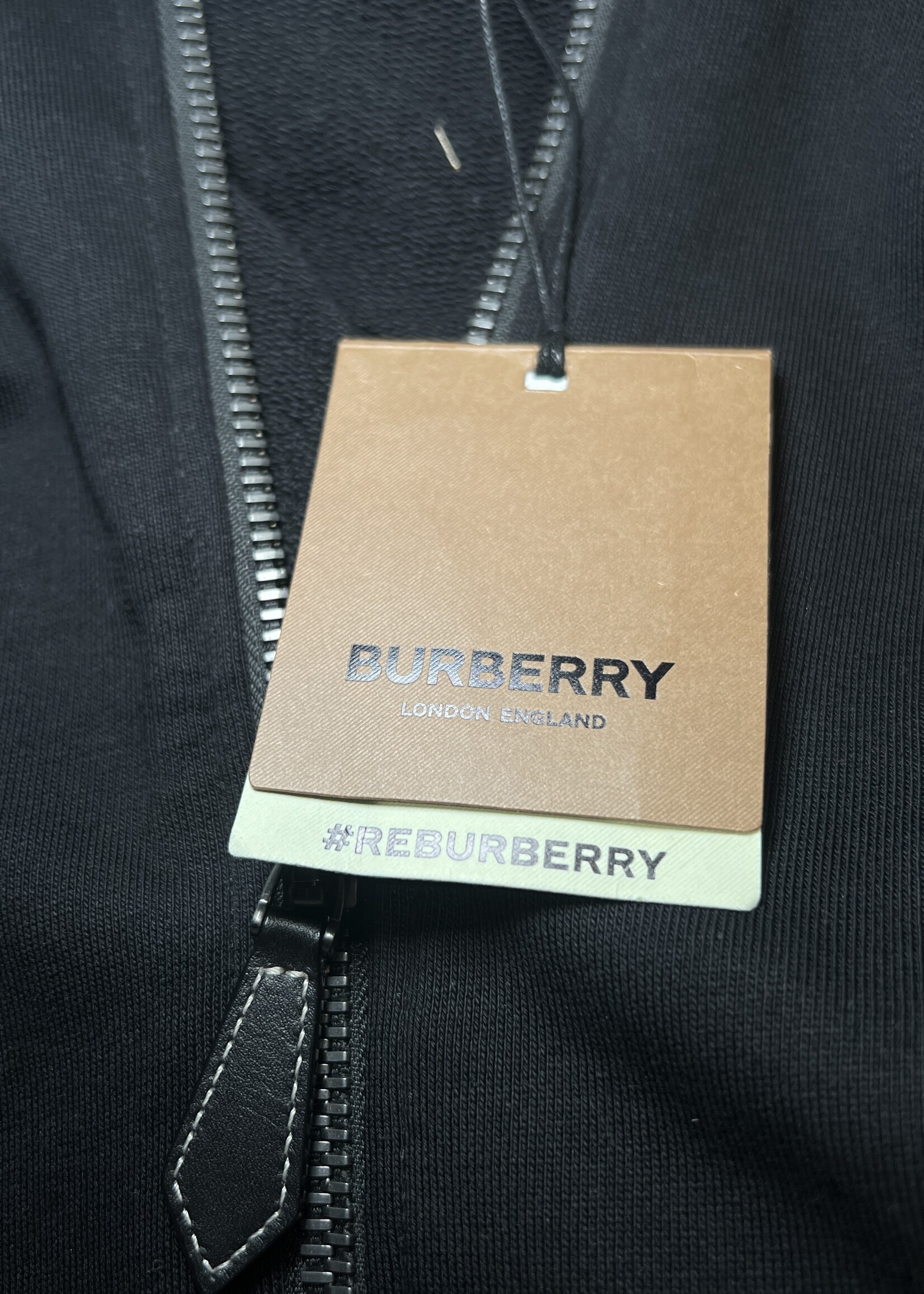 Burberry Burberry Check Pattern Zip Up Hoodie