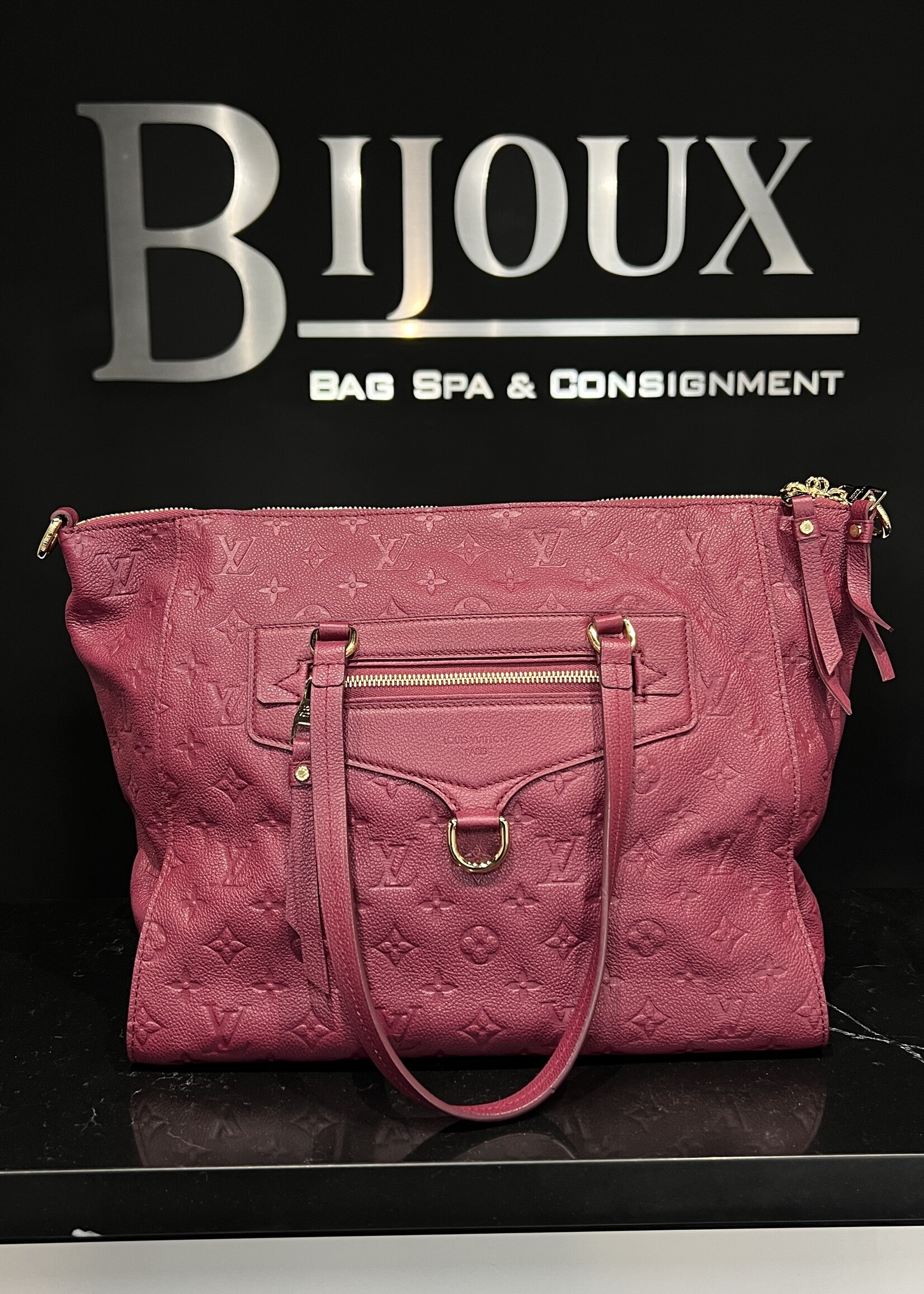 Louis Vuitton SOLD - Louis Vuitton Burgundy  Monogram Lumineuse GM