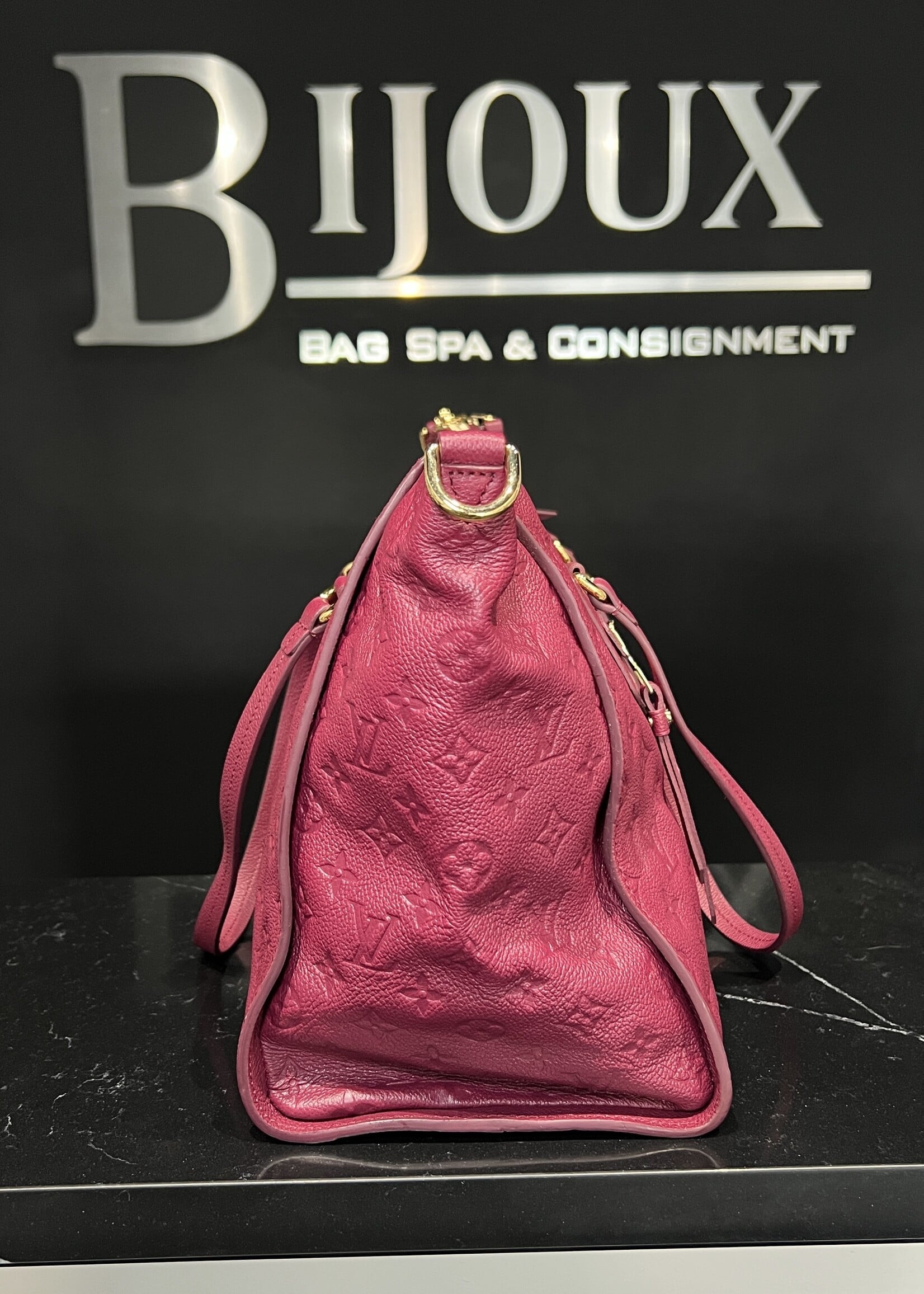 Louis Vuitton Louis Vuitton Burgundy  Monogram Lumineuse GM
