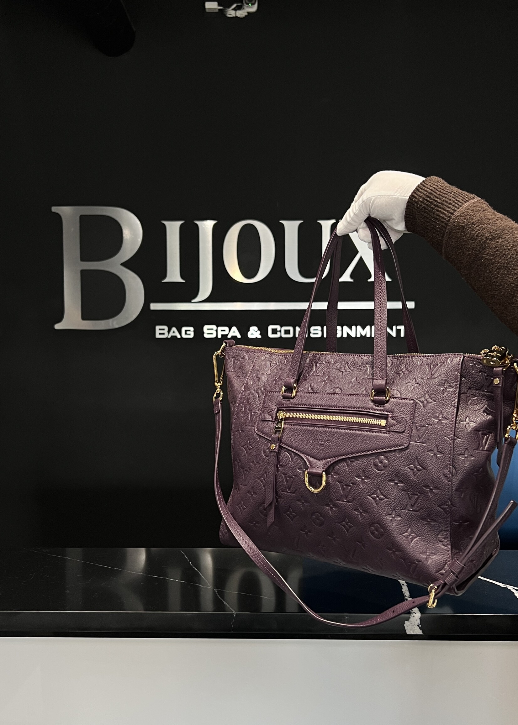 Louis Vuitton SOLD - Louis Vuitton Purple Monogram Lumineuse GM