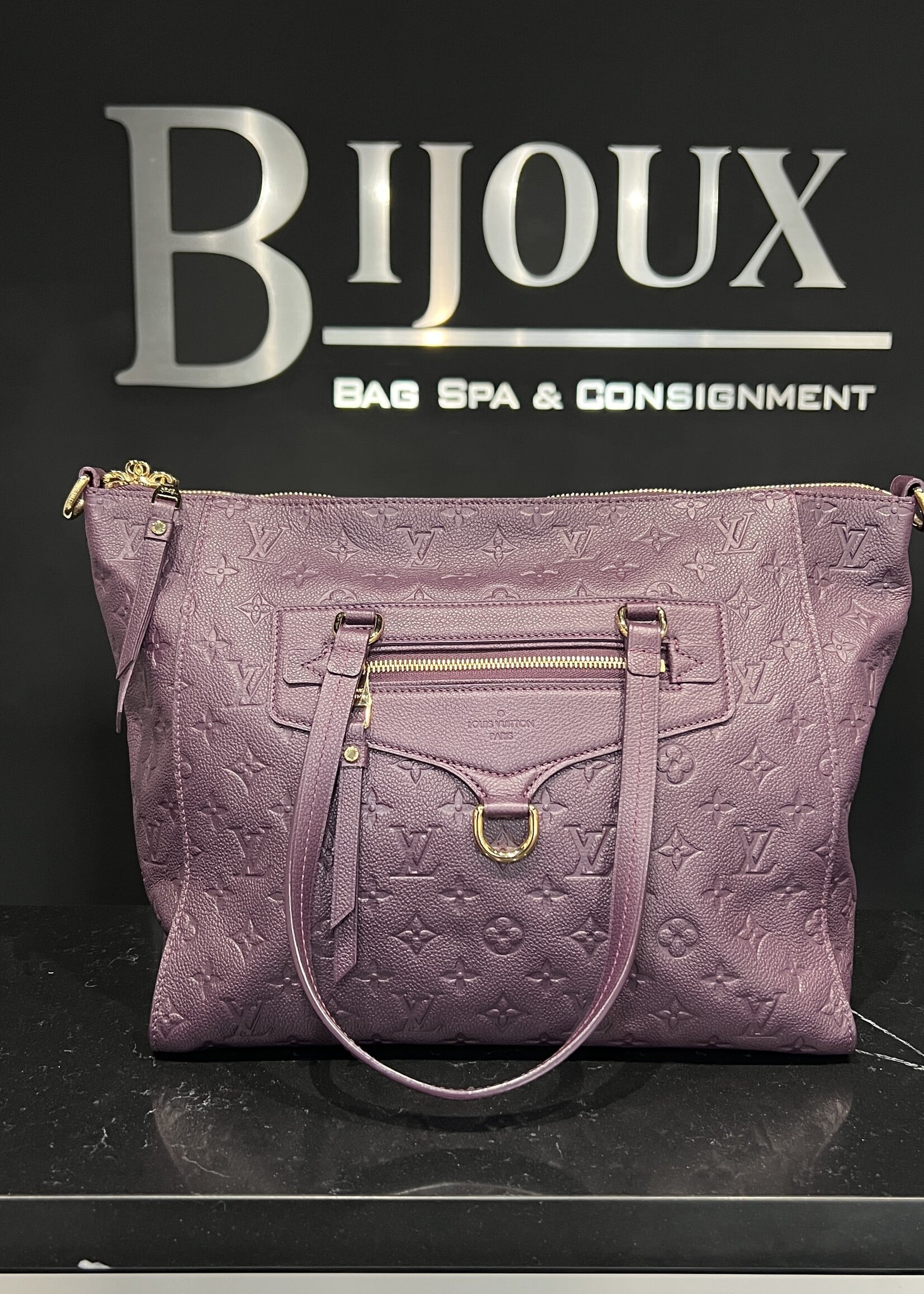 Louis Vuitton Louis Vuitton Purple Monogram Lumineuse GM