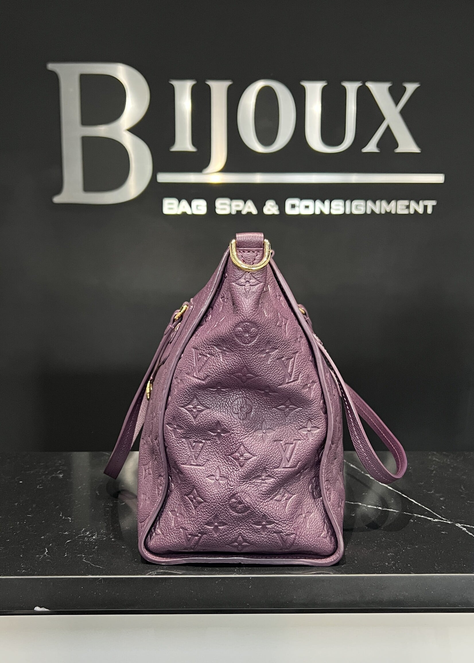 Louis Vuitton Louis Vuitton Purple Monogram Lumineuse GM