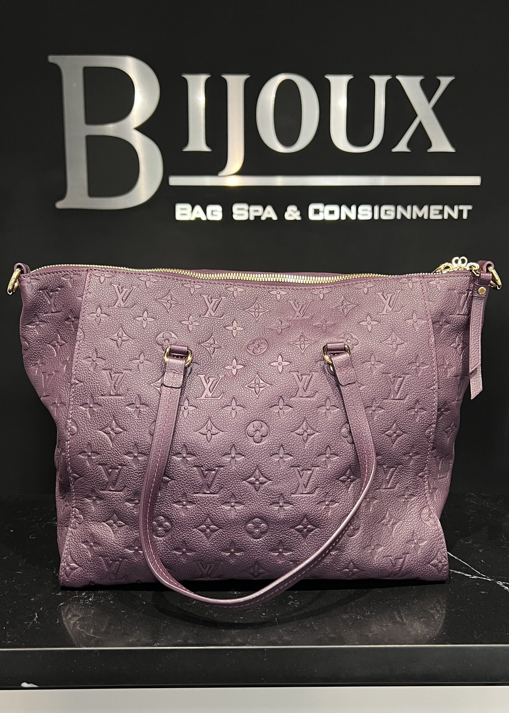 Louis Vuitton Louis Vuitton Purple Monogram Lumineuse GM