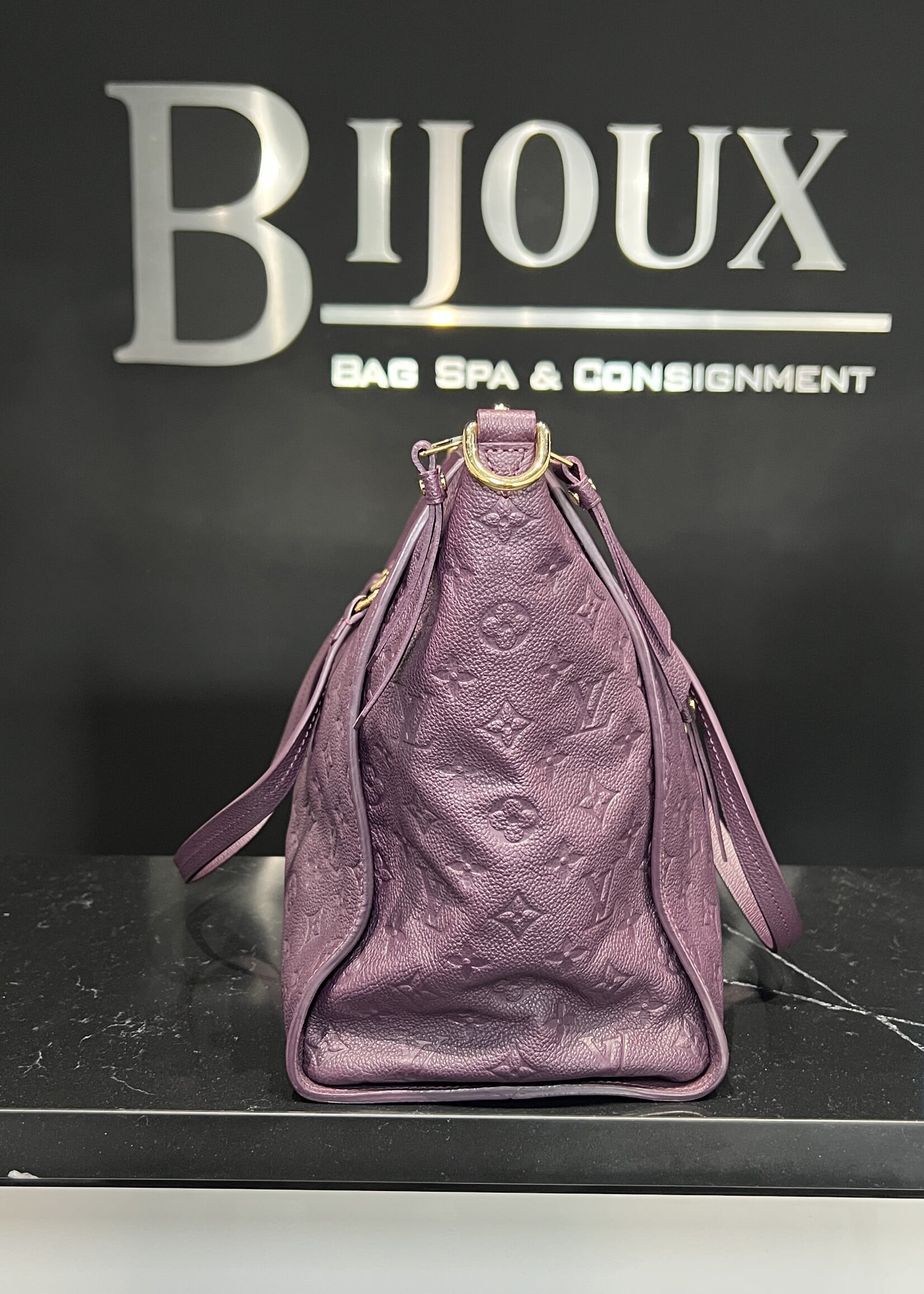 Louis Vuitton Louis Vuitton Purple Monogram Lumineuse GM
