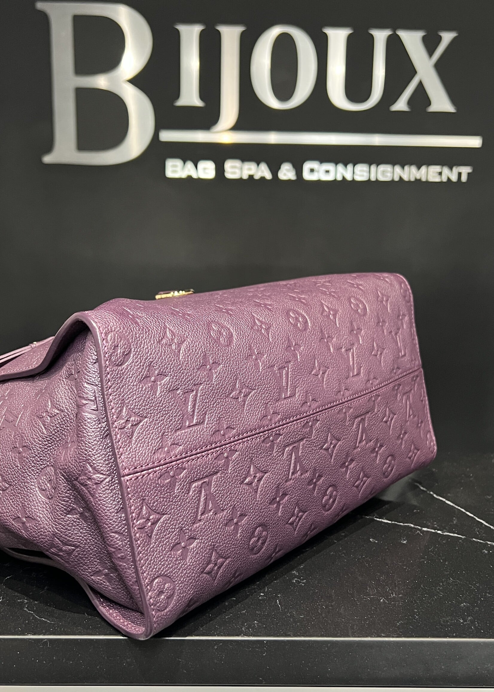Louis Vuitton Louis Vuitton Purple Monogram Lumineuse GM