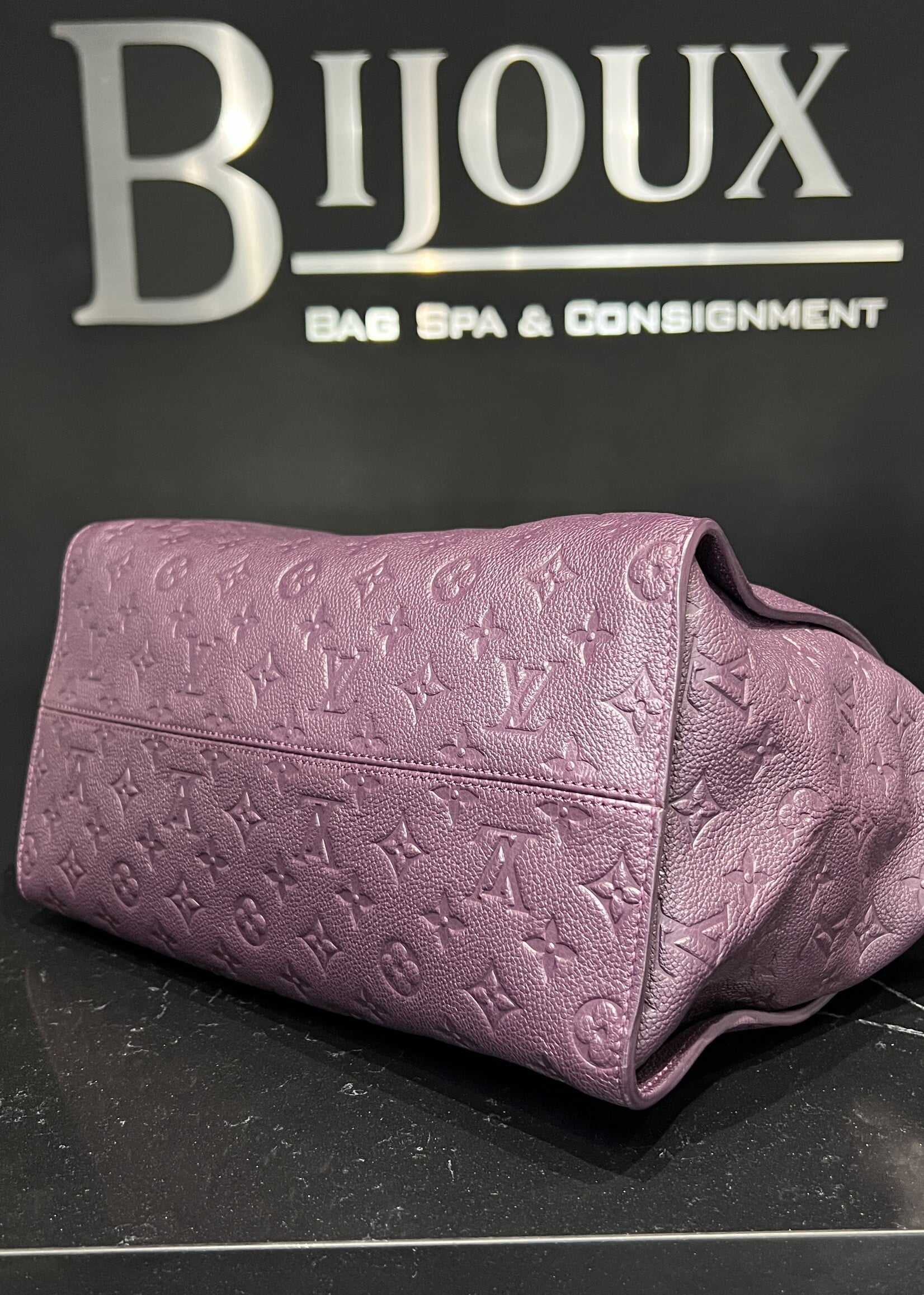 Louis Vuitton Louis Vuitton Purple Monogram Lumineuse GM