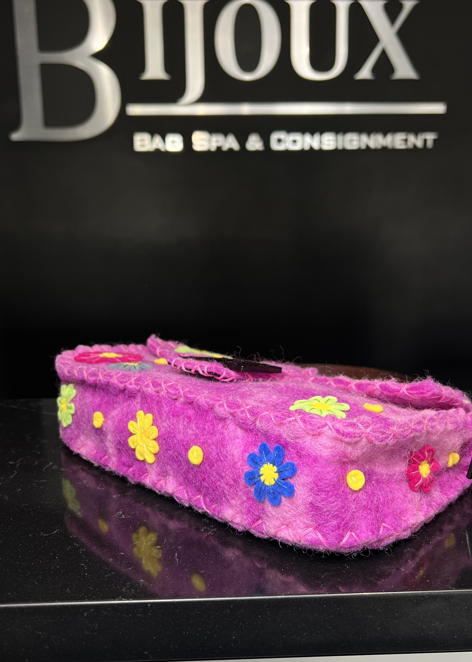 Fendi Fendi Baguette Floral Pink Bag