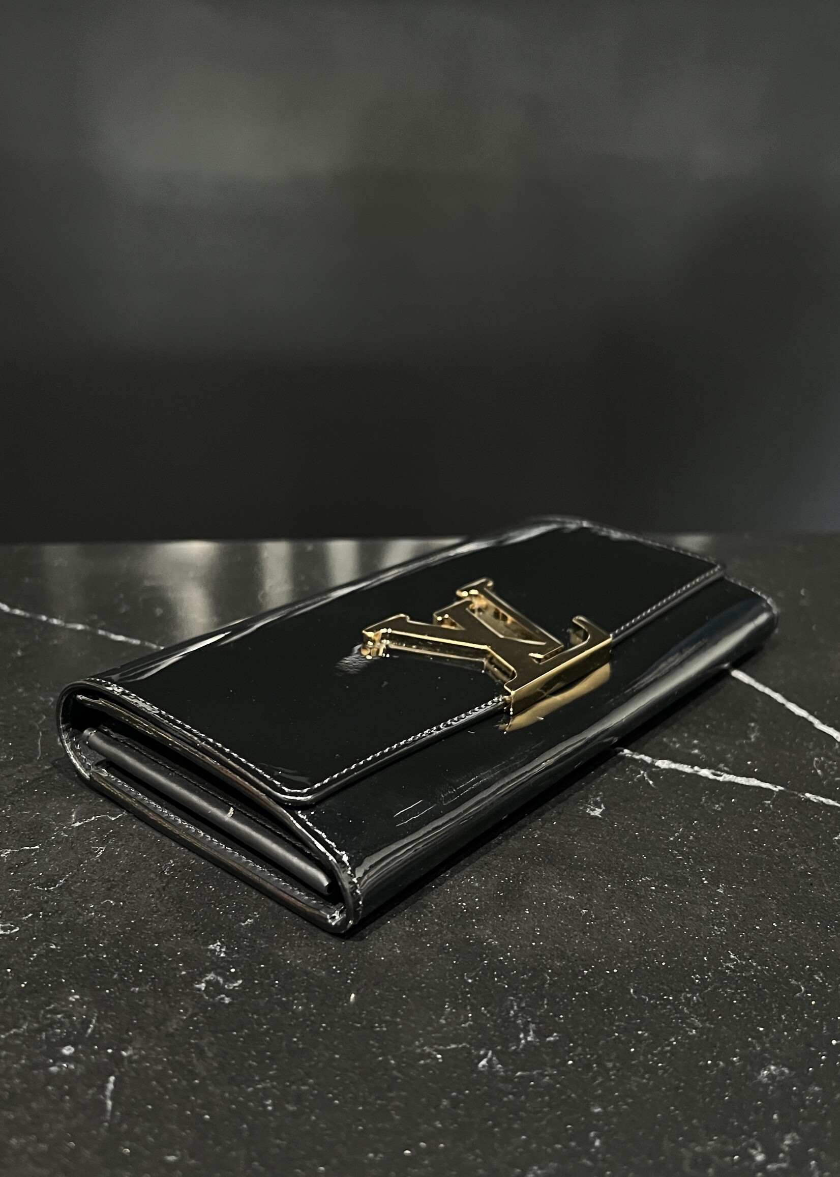 Louis Vuitton Louis Vuitton Patent Louise Wallet