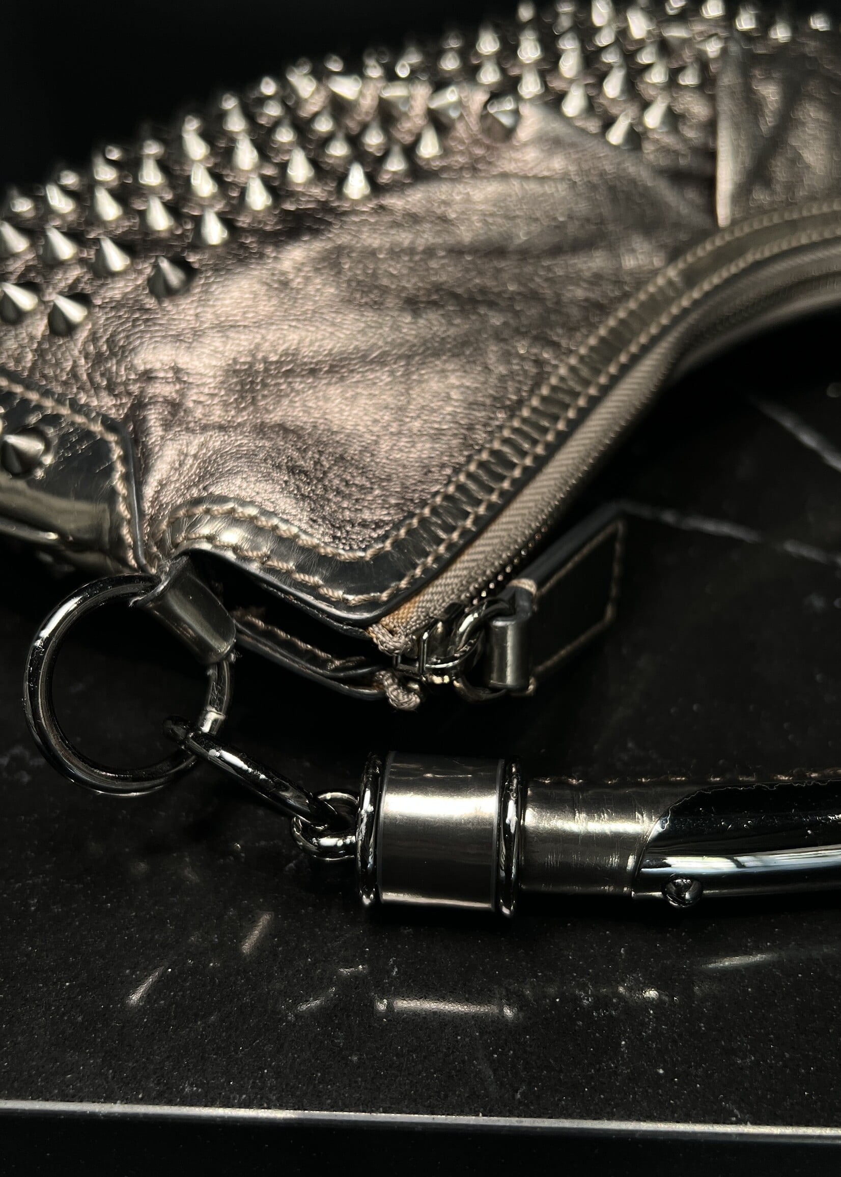 Burberry Burberry Studded Leather Shoulder