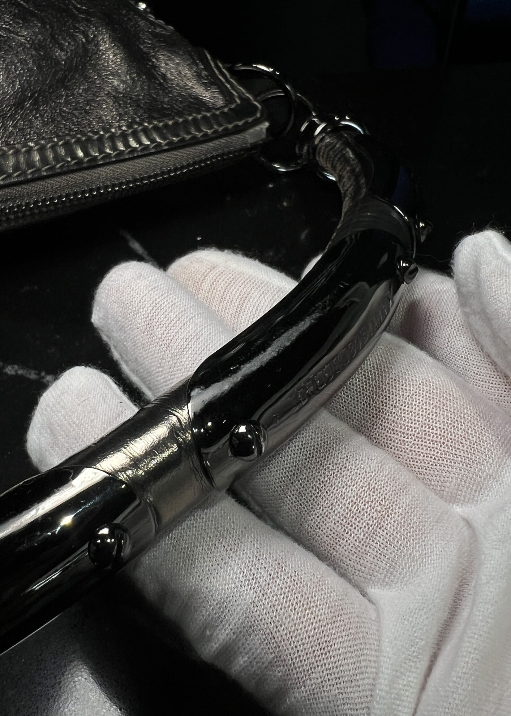 Burberry Burberry Studded Leather Shoulder