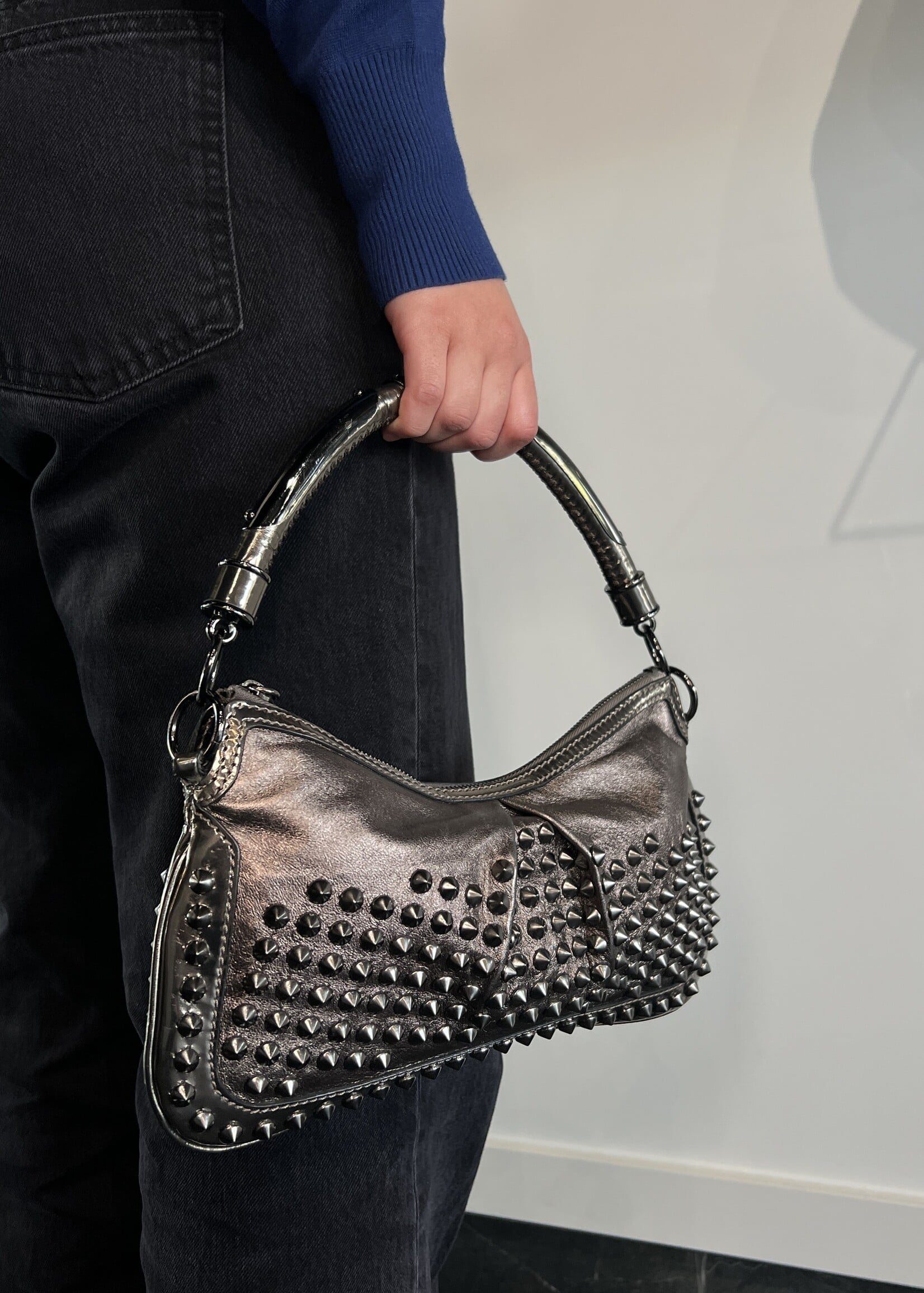 Burberry Burberry Studded Leather Shoulder