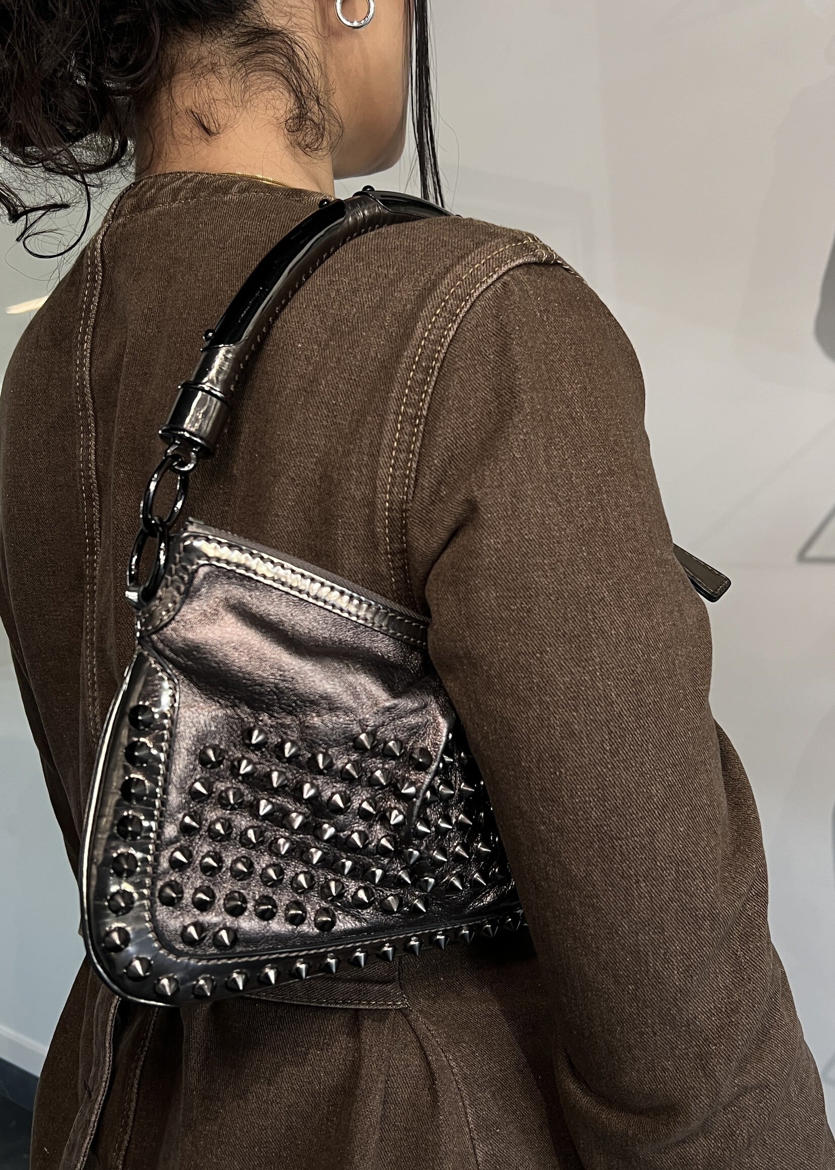 Burberry Burberry Studded Leather Shoulder