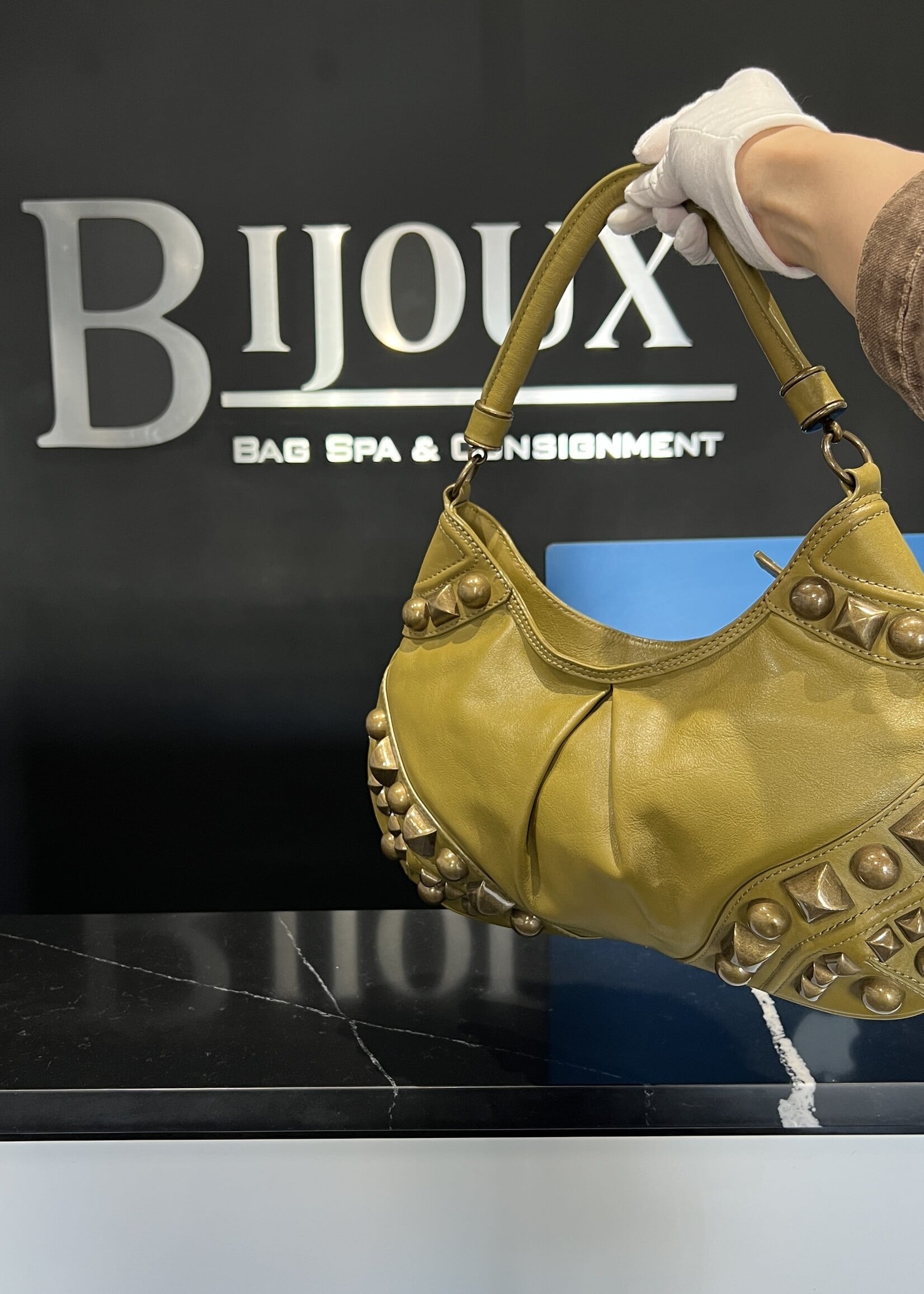 Burberry Burberry Studded Alverton Hobo