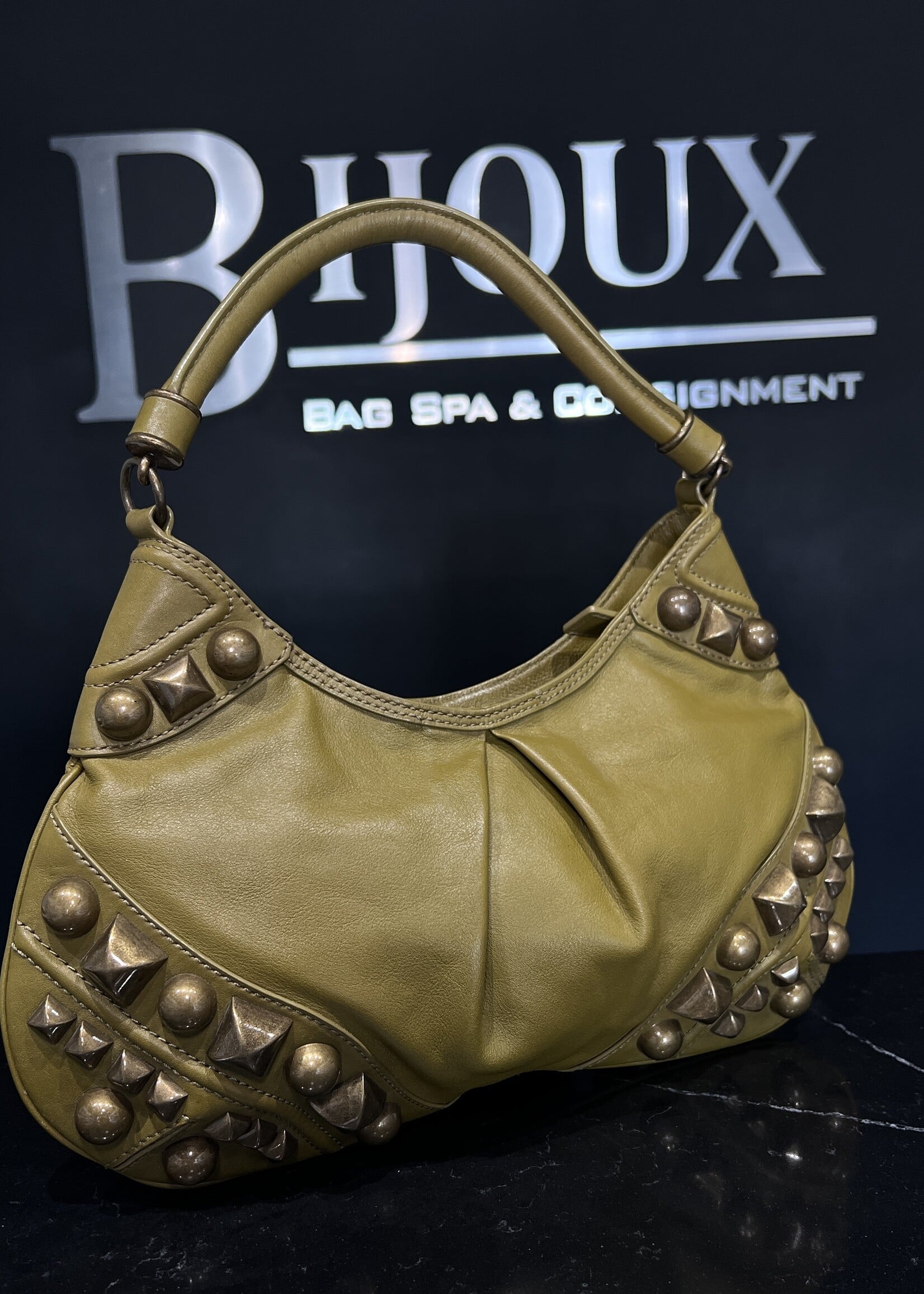 Burberry Burberry Studded Alverton Hobo
