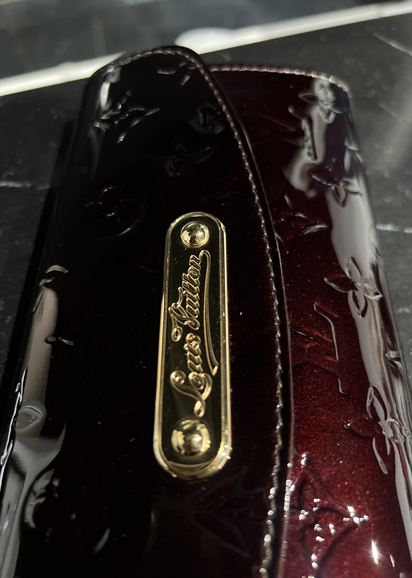 Louis Vuitton SOLD - Louis Vuitton Sunset Amarante Vernis