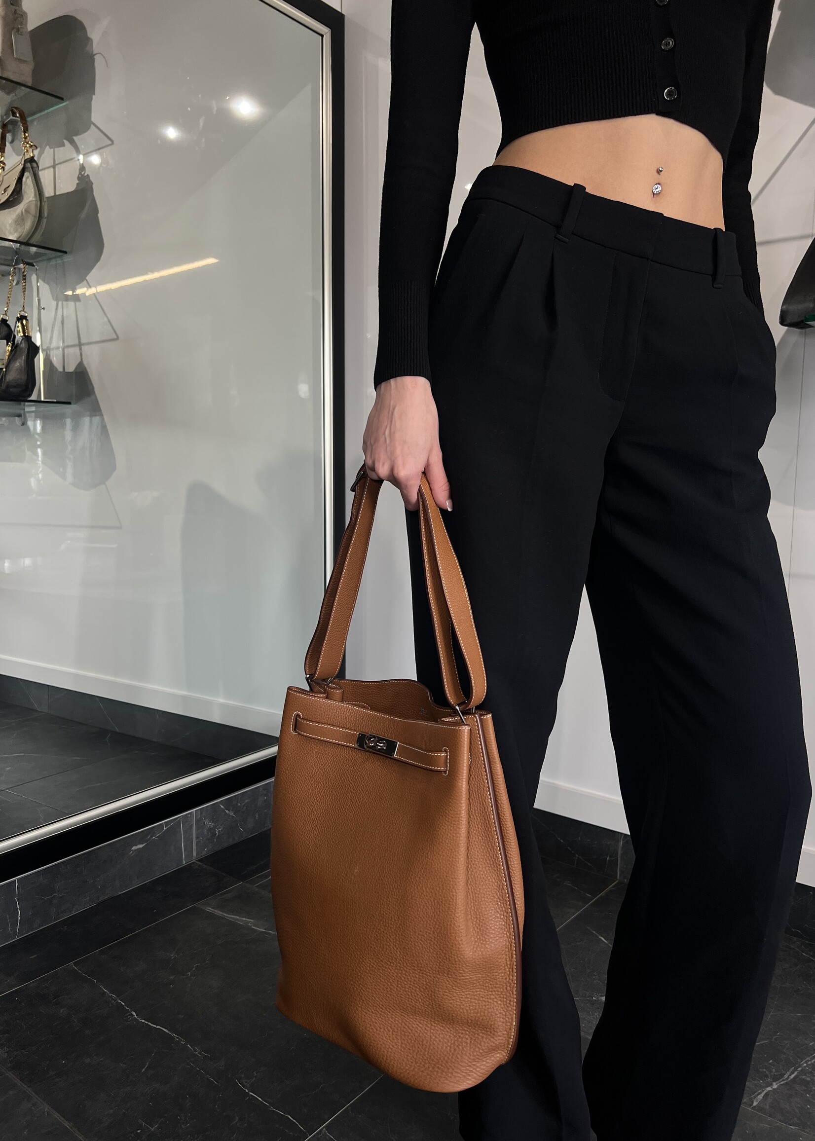 Hermes SOLD. - Hermes So Kelly 26 Togo Gold