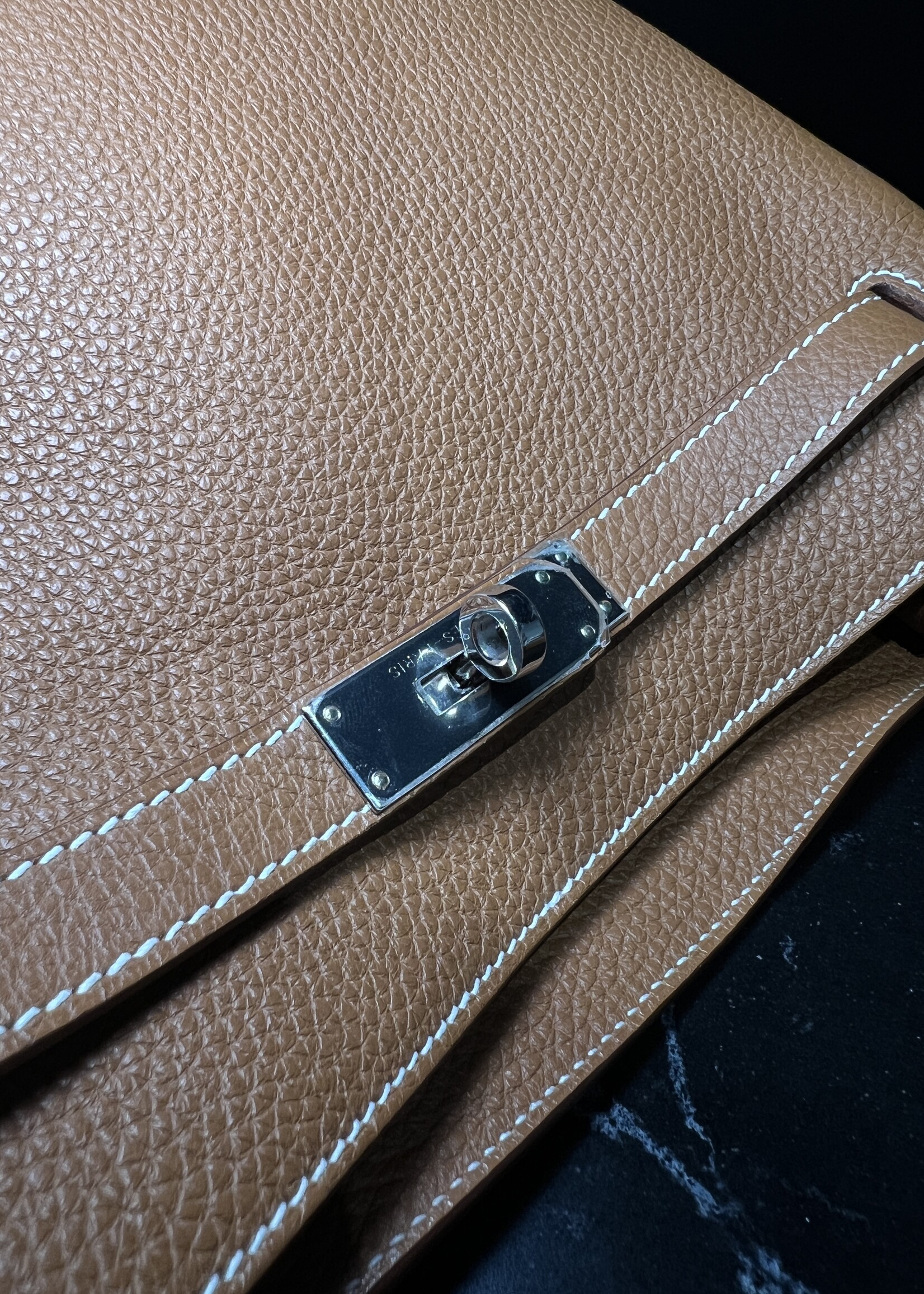 Hermes SOLD. - Hermes So Kelly 26 Togo Gold