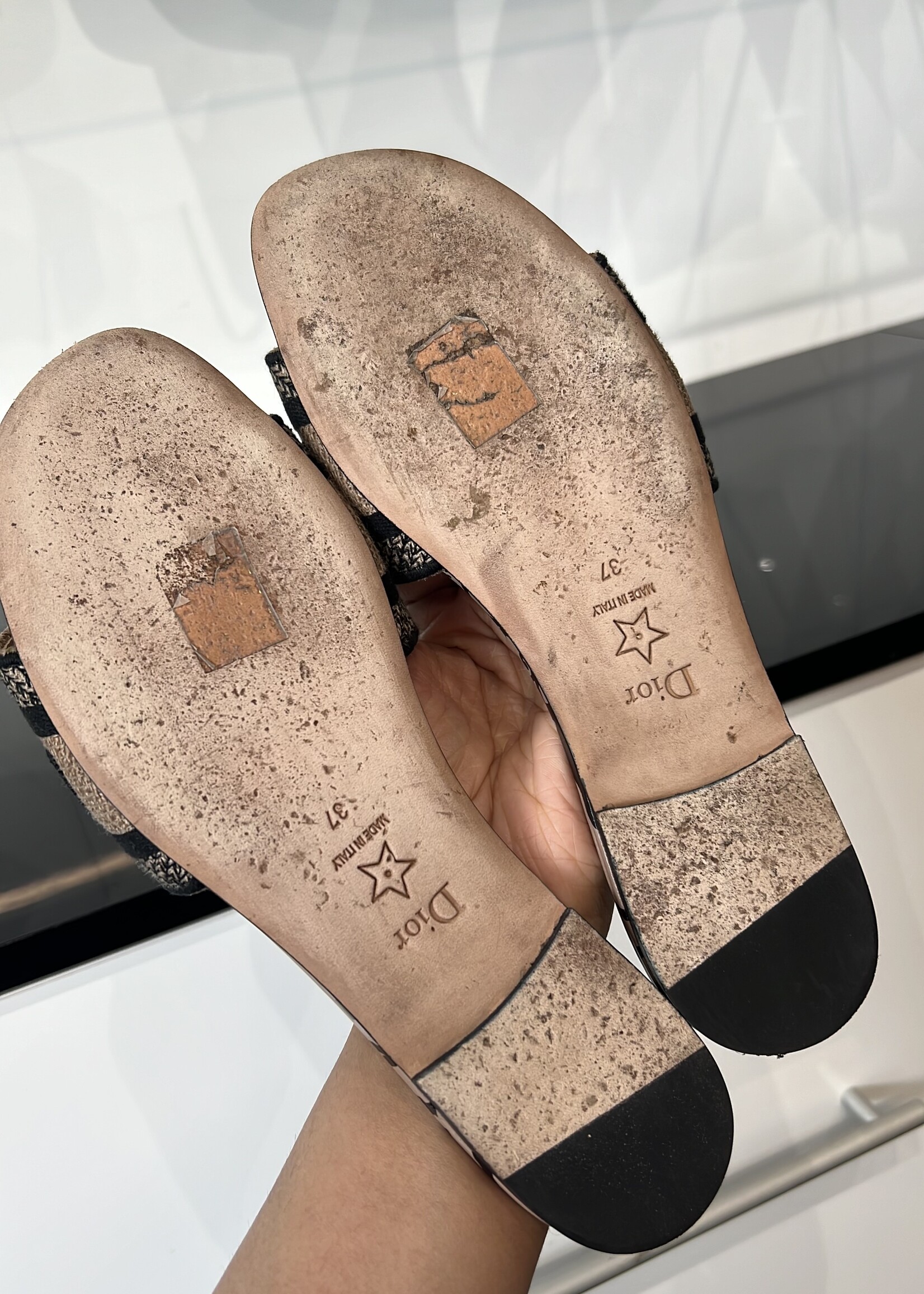 Christian Dior Christian Dior Sandals Navy 37