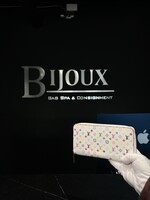 Louis Vuitton Louis Vuitton White Multicolour Zippy Wallet