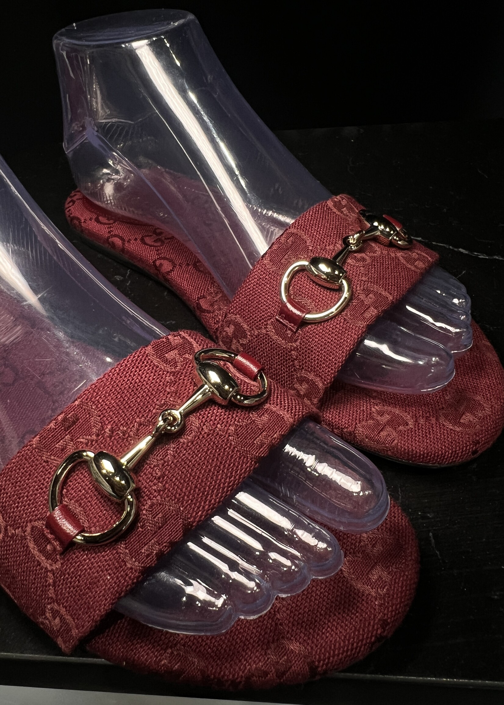 Gucci Gucci Siaga Horsebit Slides 37.5