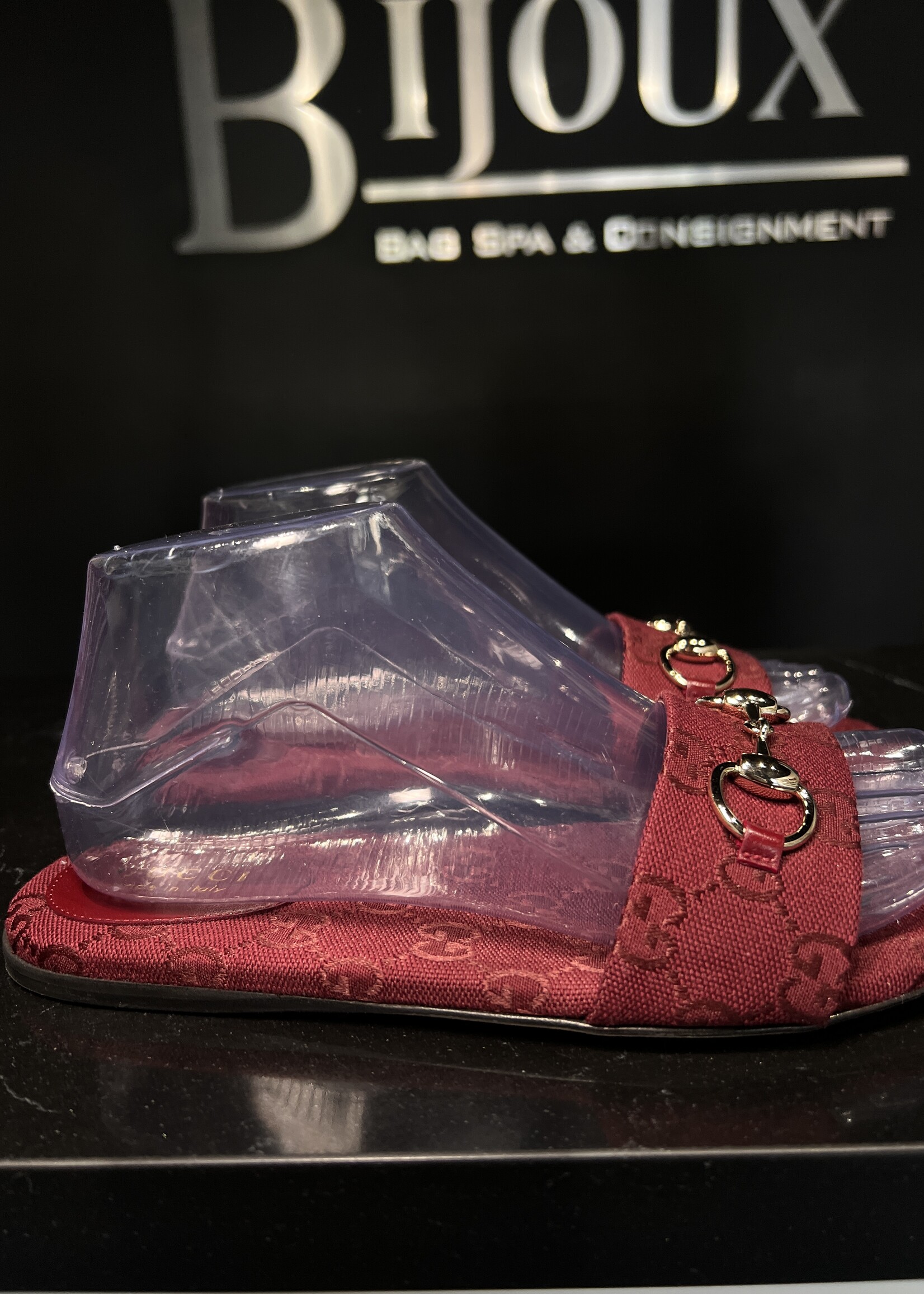 Gucci Gucci Siaga Horsebit Slides 37.5
