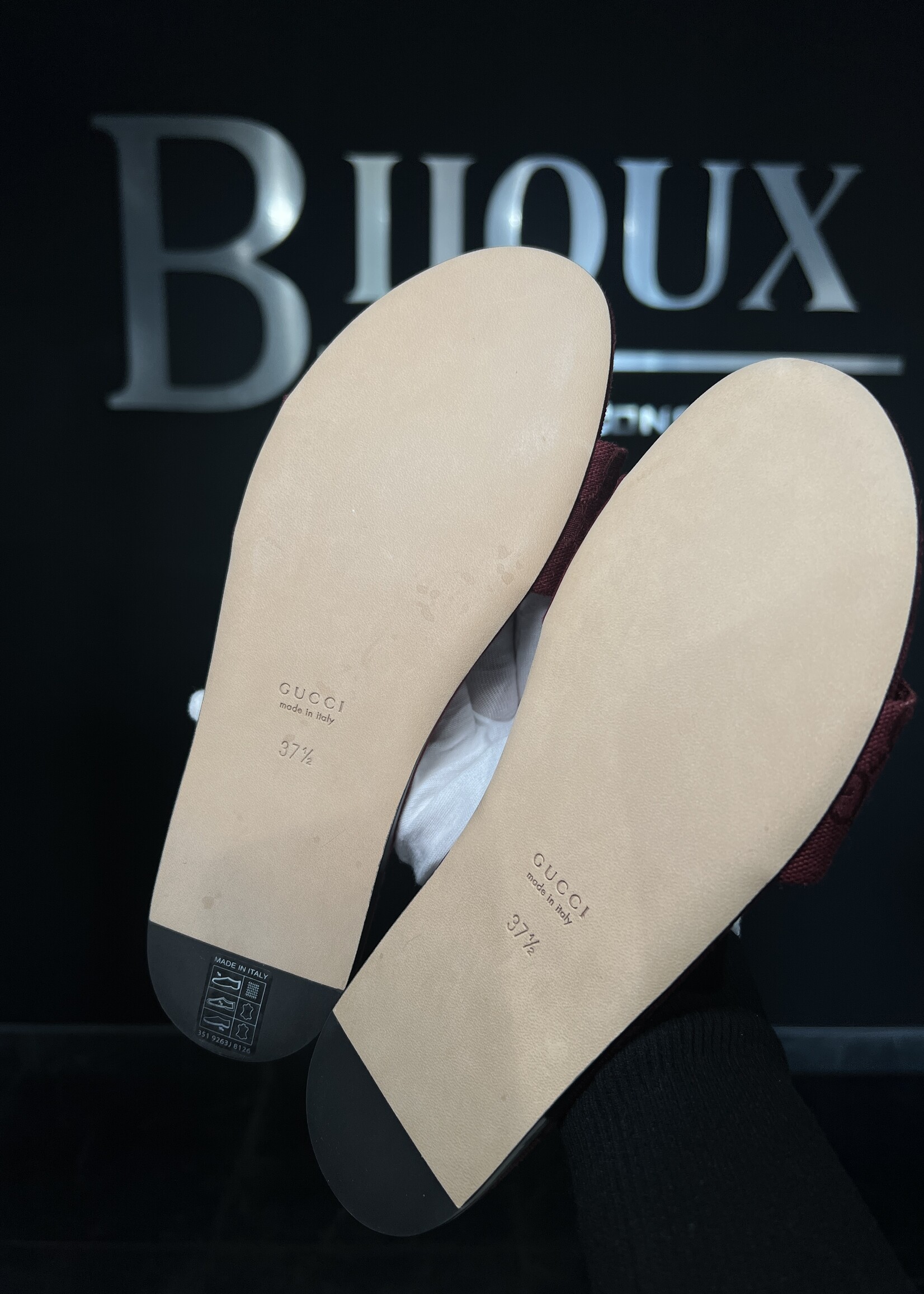 Gucci Gucci Siaga Horsebit Slides 37.5