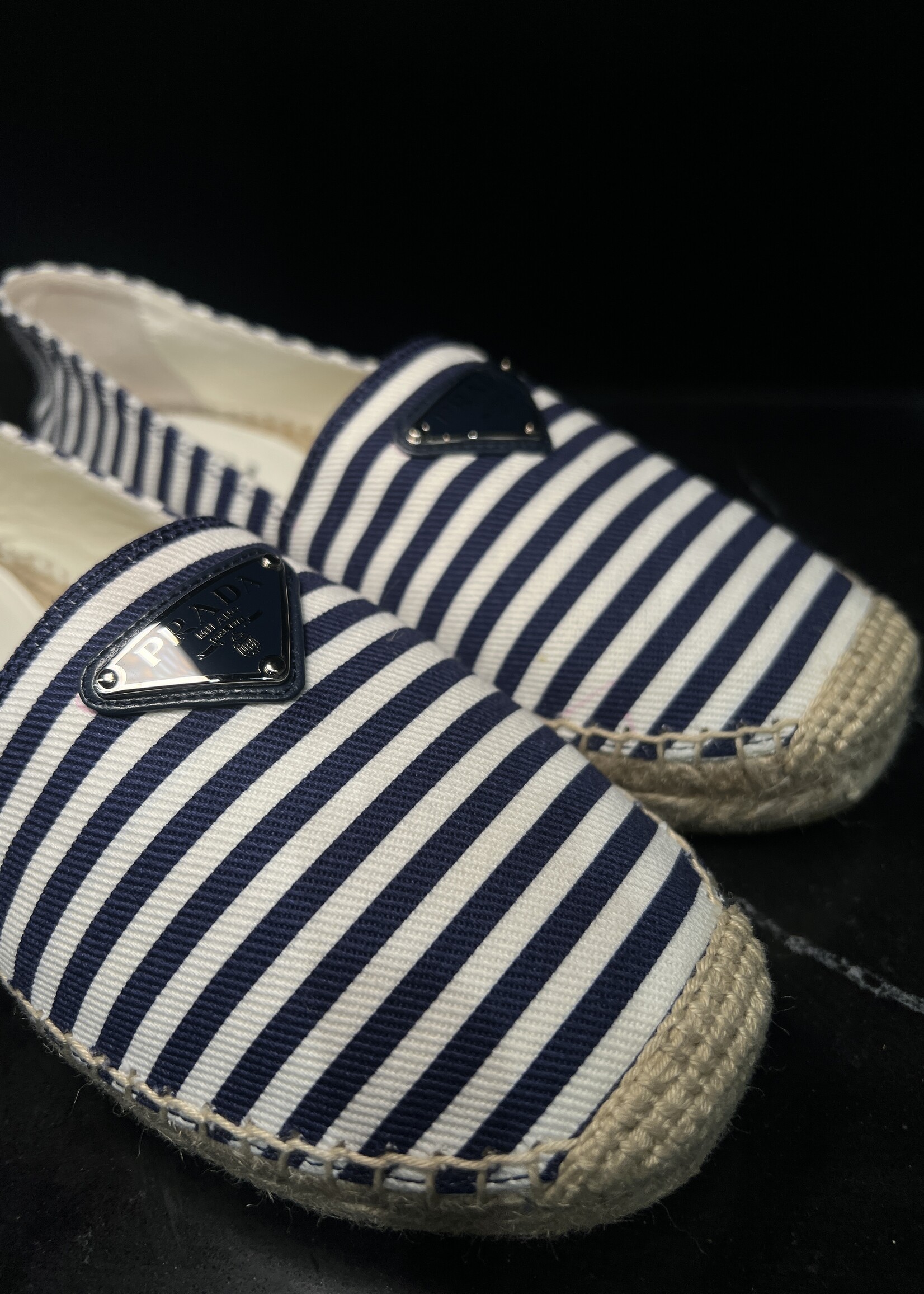 Prada Prada Striped Espadrilles -37