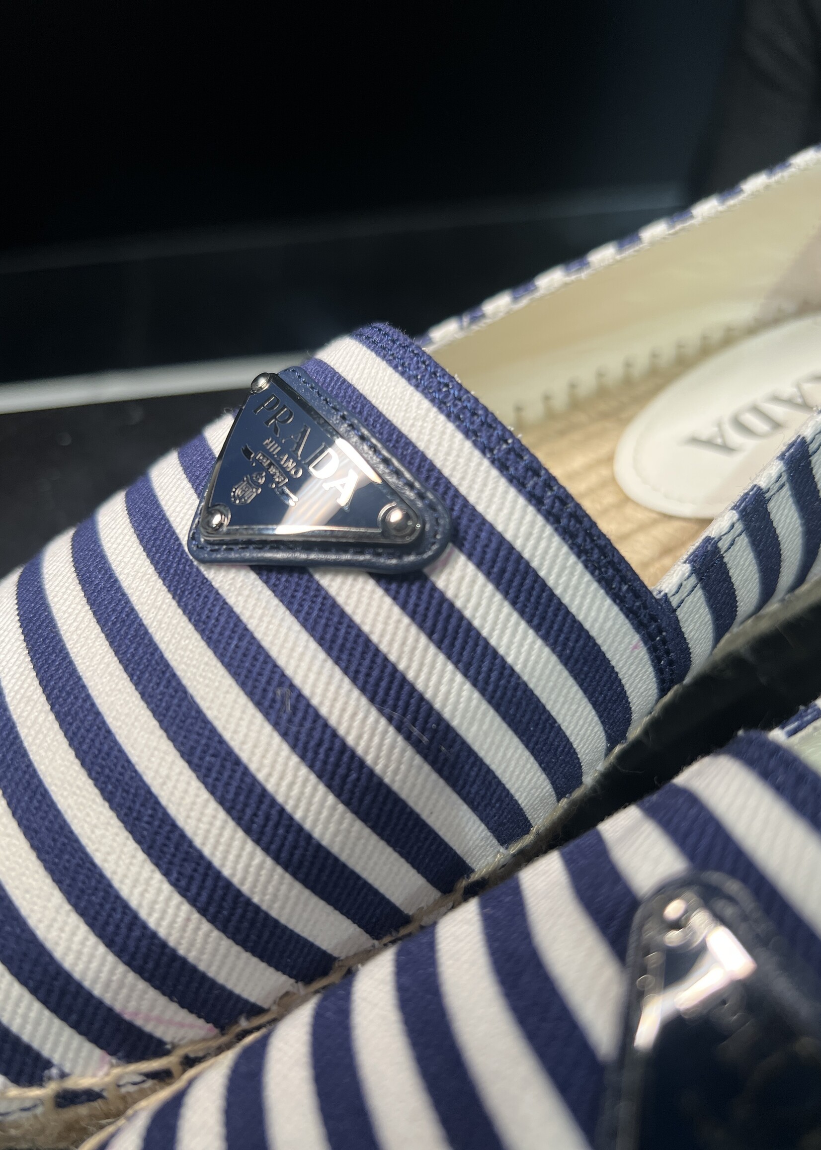 Prada Prada Striped Espadrilles -37