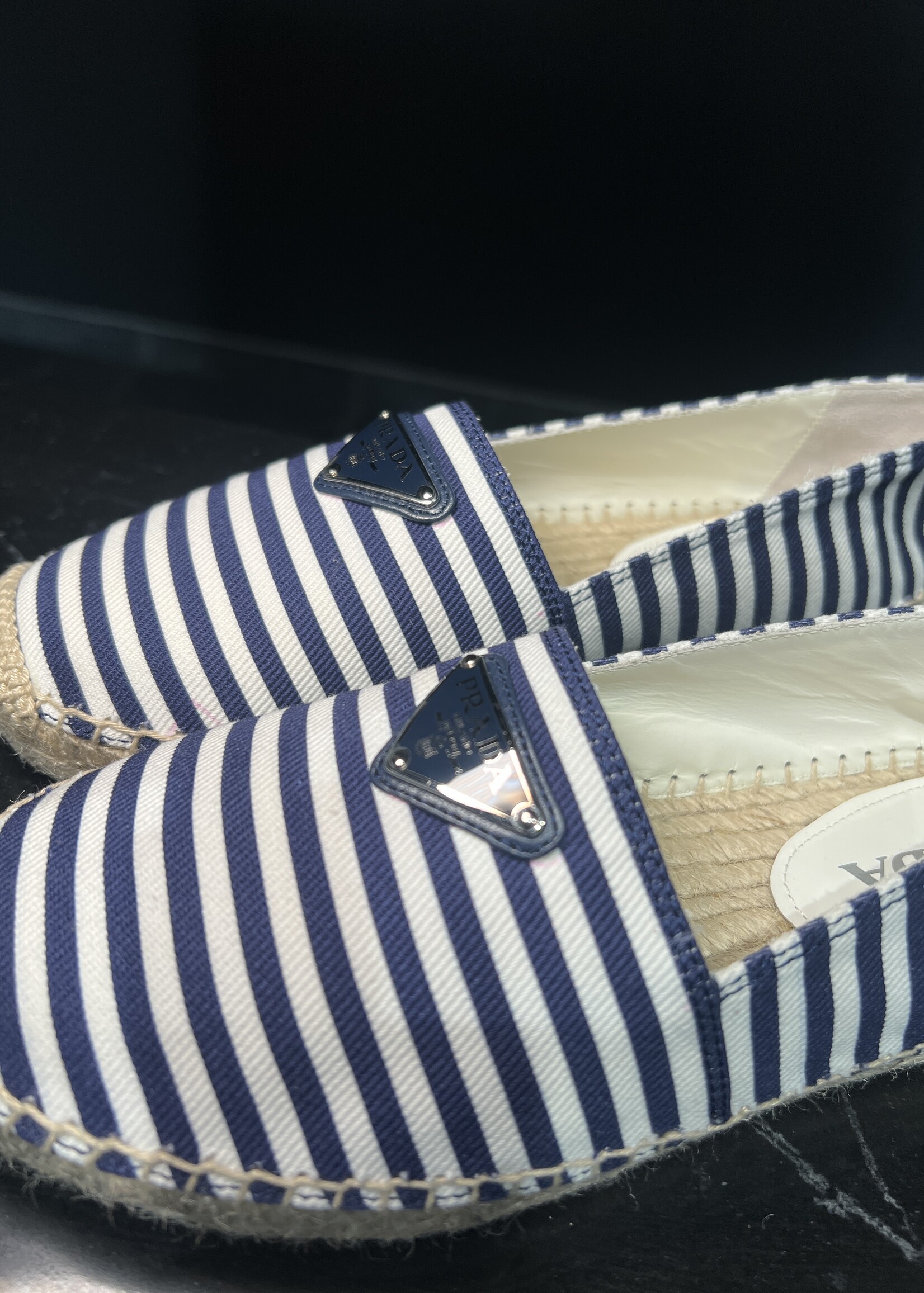 Prada Prada Striped Espadrilles -37