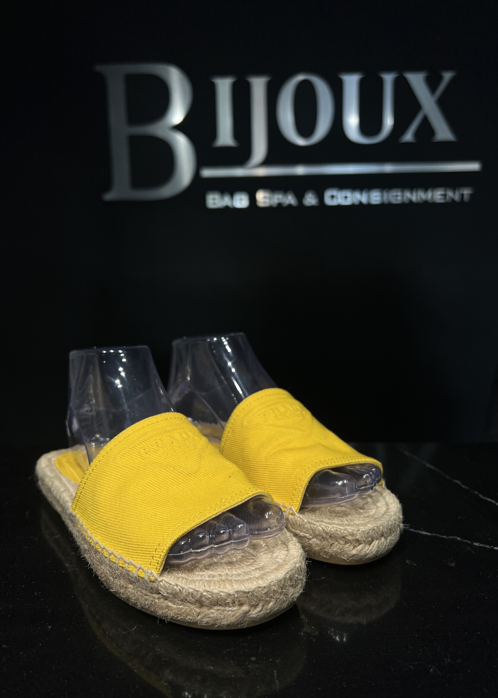 Prada Prada Yellow Sandals - 37