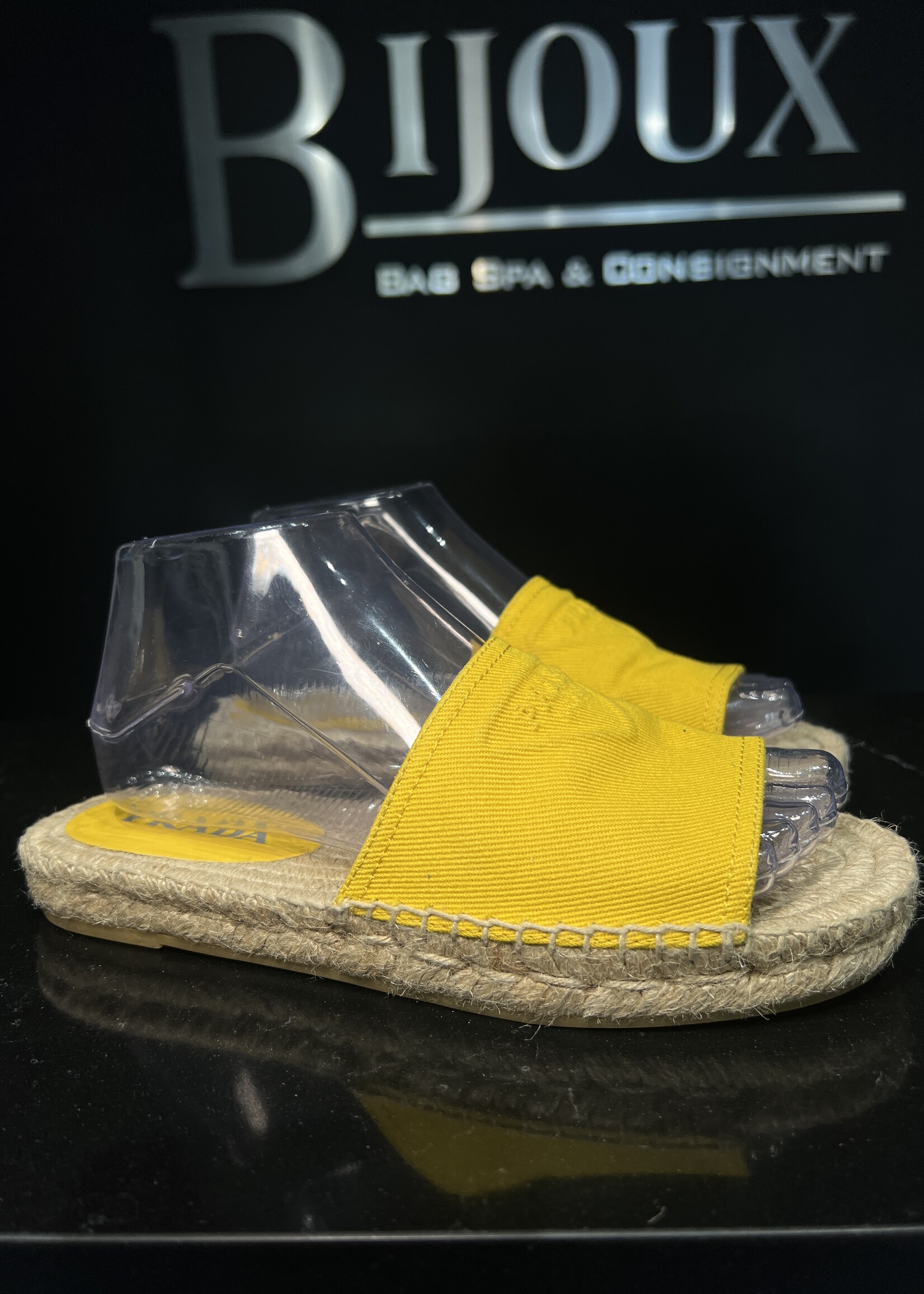 Prada Prada Yellow Sandals - 37