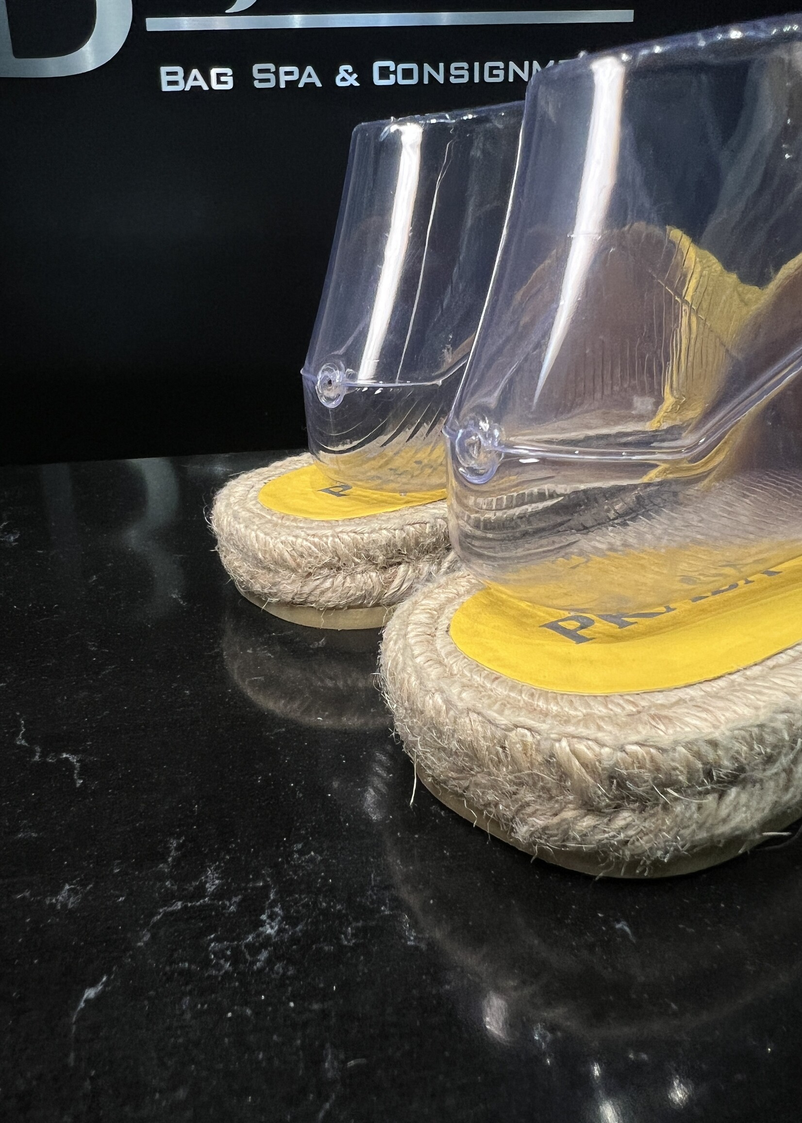 Prada Prada Yellow Sandals - 37