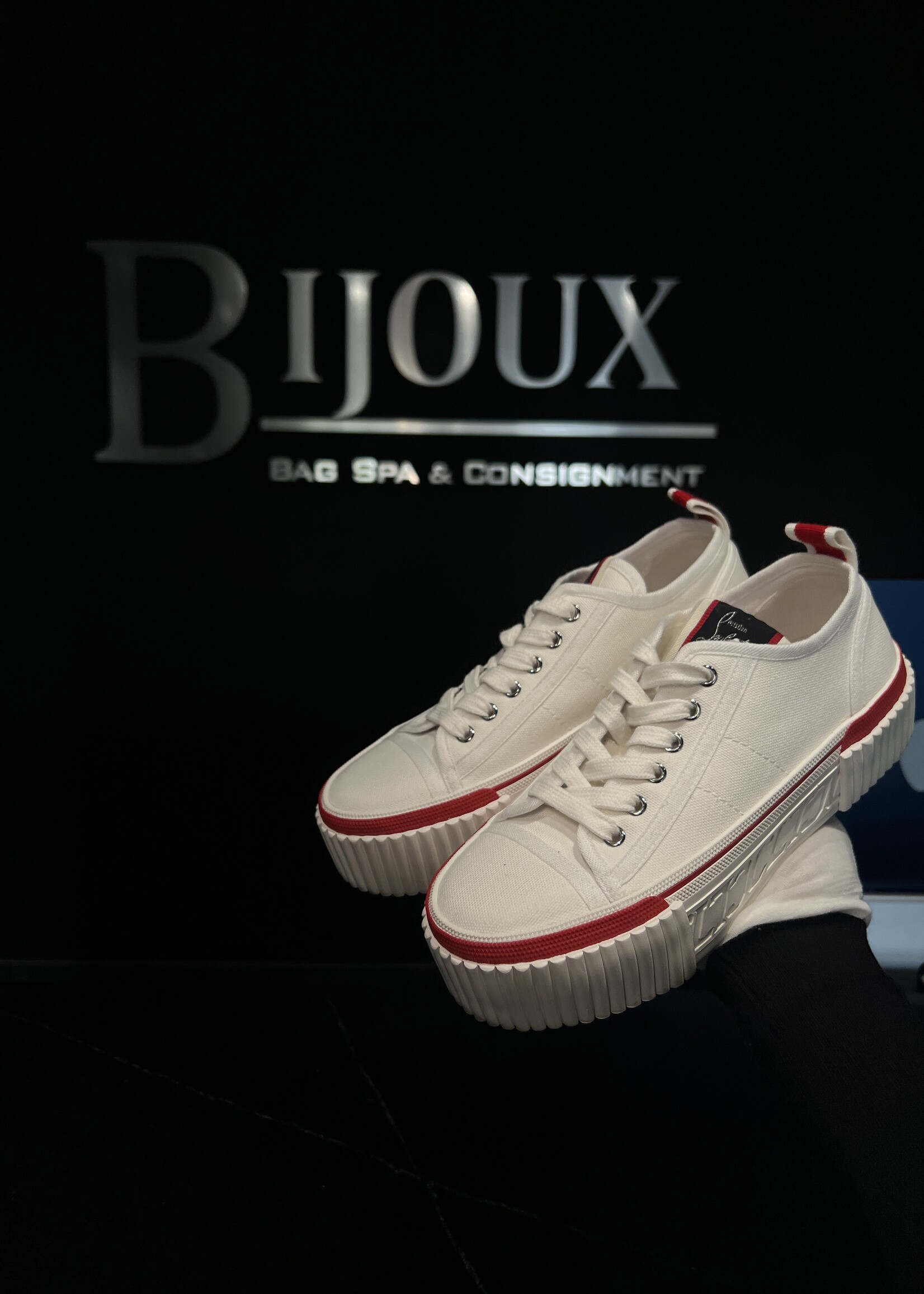 Christian Louboutin Christian Louboutin Super Pedro Canvas -38