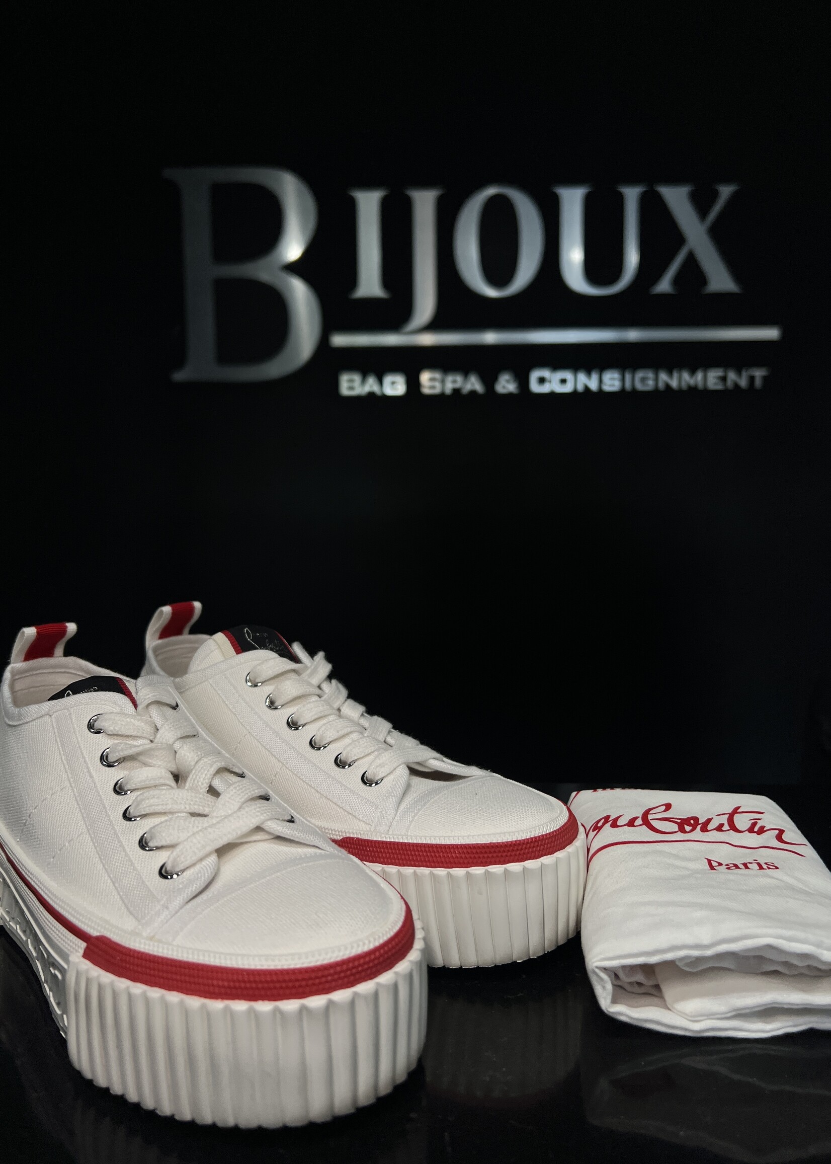 Christian Louboutin Christian Louboutin Super Pedro Canvas -38